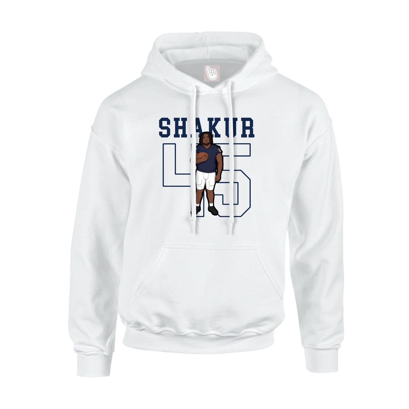 Hoodie — Classic in White