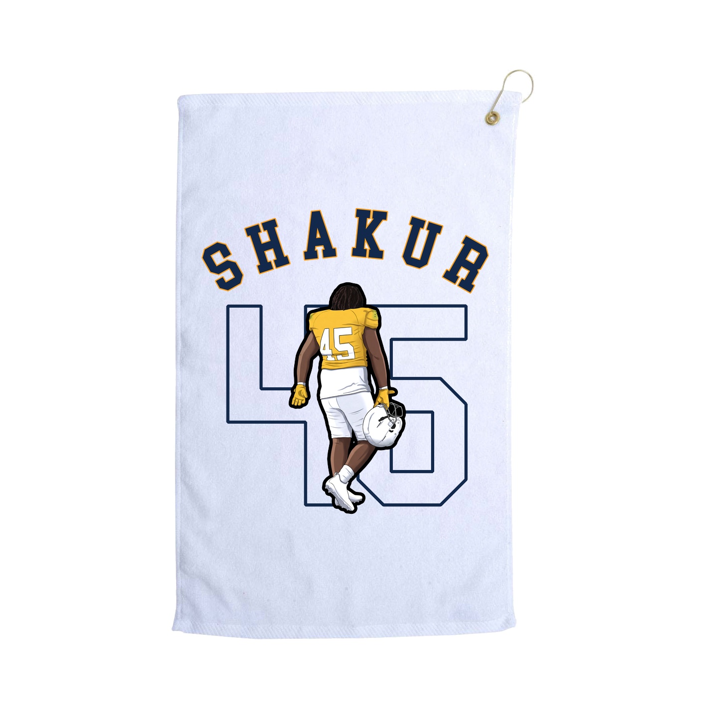 Golf Towel — Classic in White