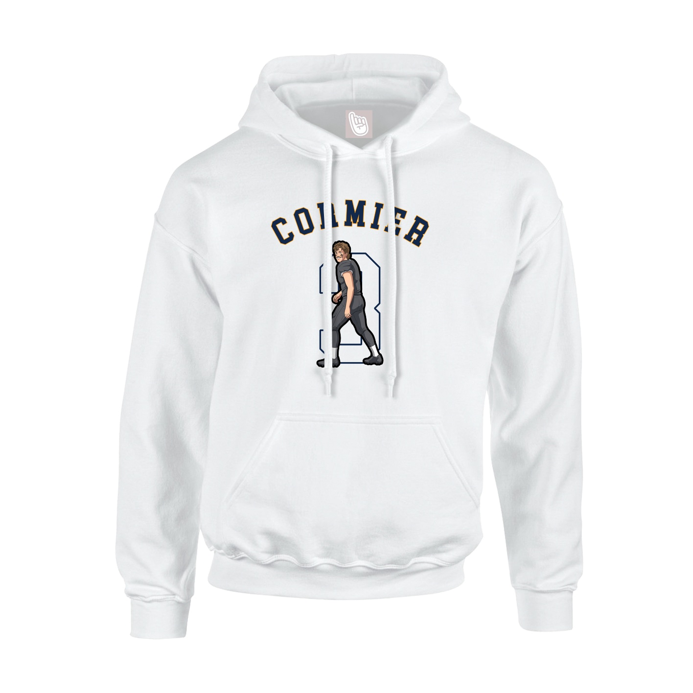Hoodie — Shirsey Arch in White