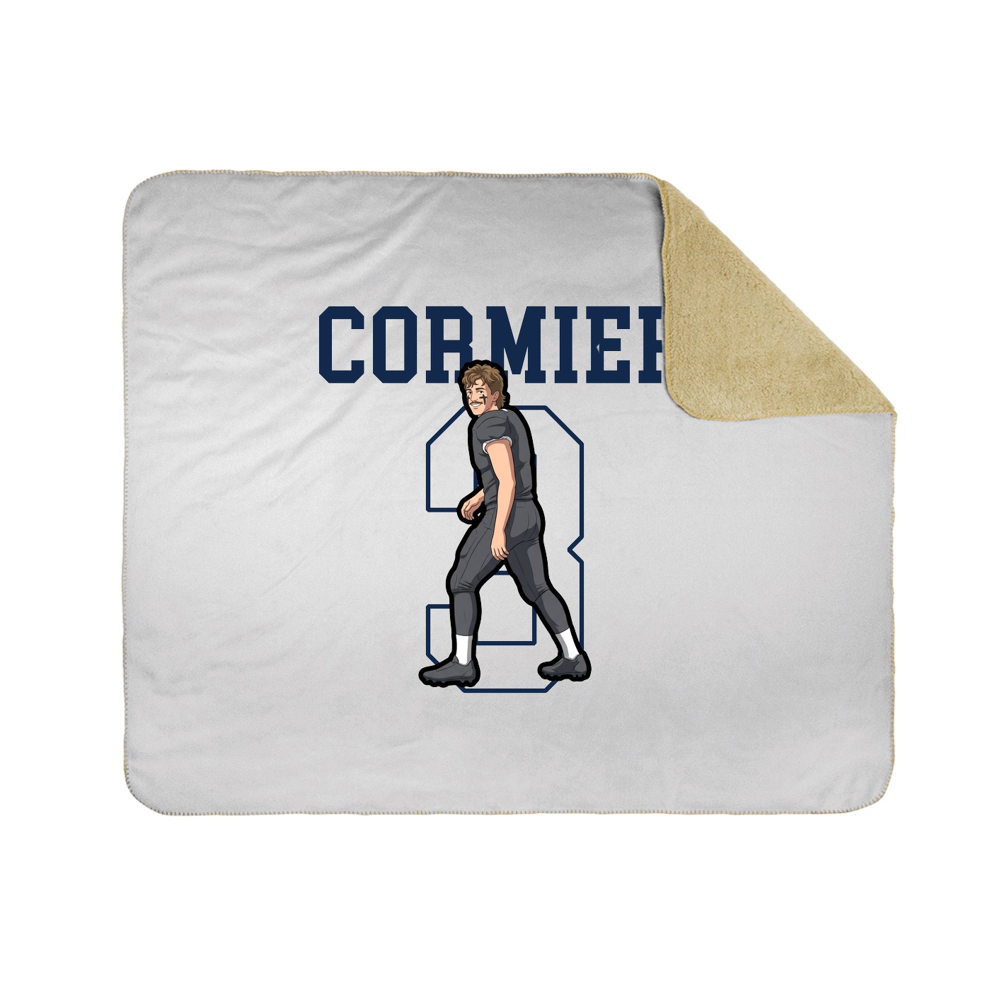 50x60 Sherpa Lined Throw Blanket