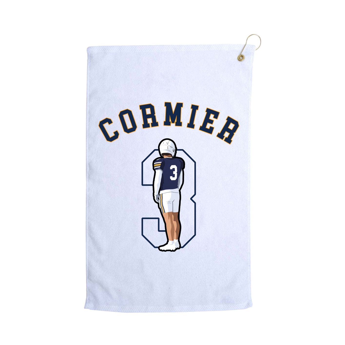Golf Towel — Shirsey Arch in White