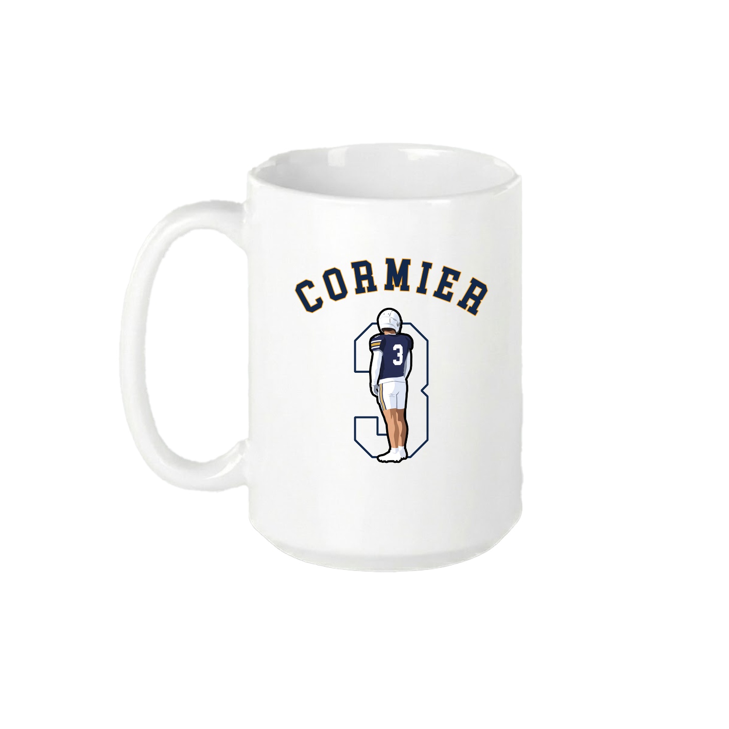 15oz Coffee Mug — Shirsey Arch in White