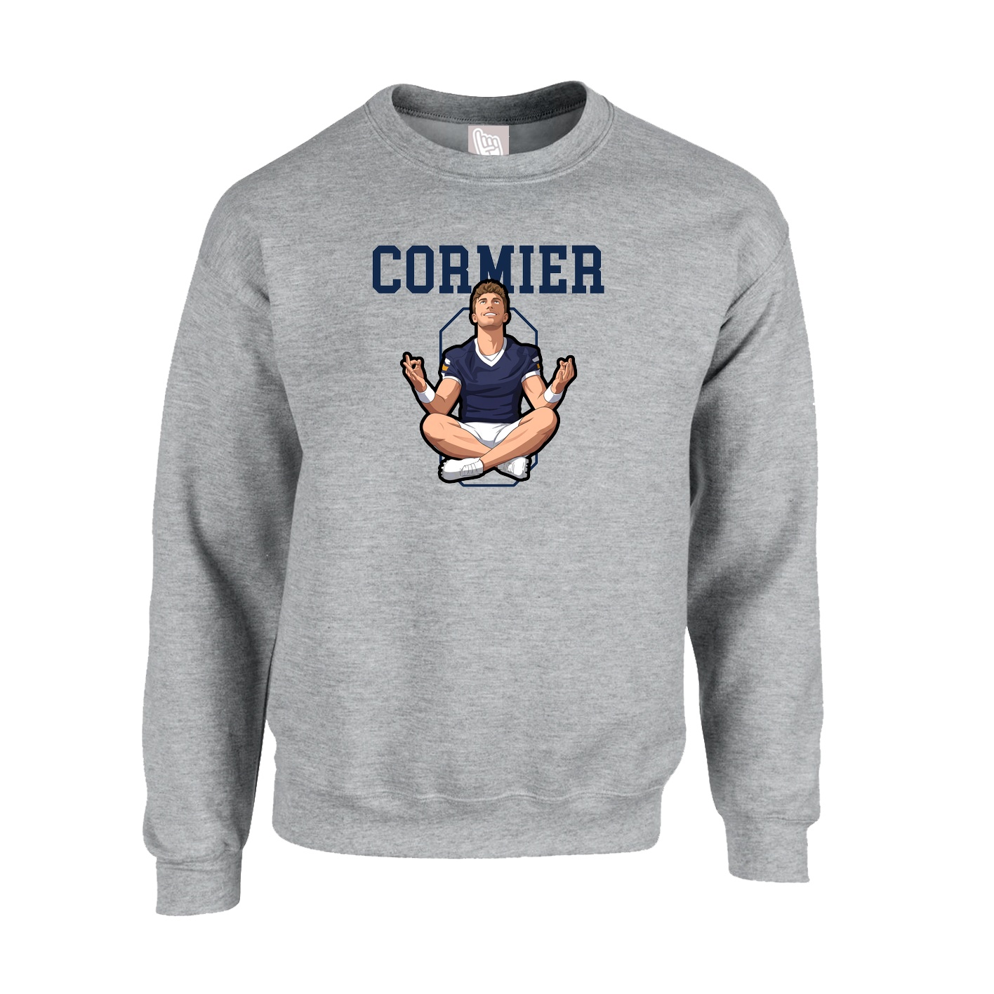 Fleece Crew — Shirsey in Grey