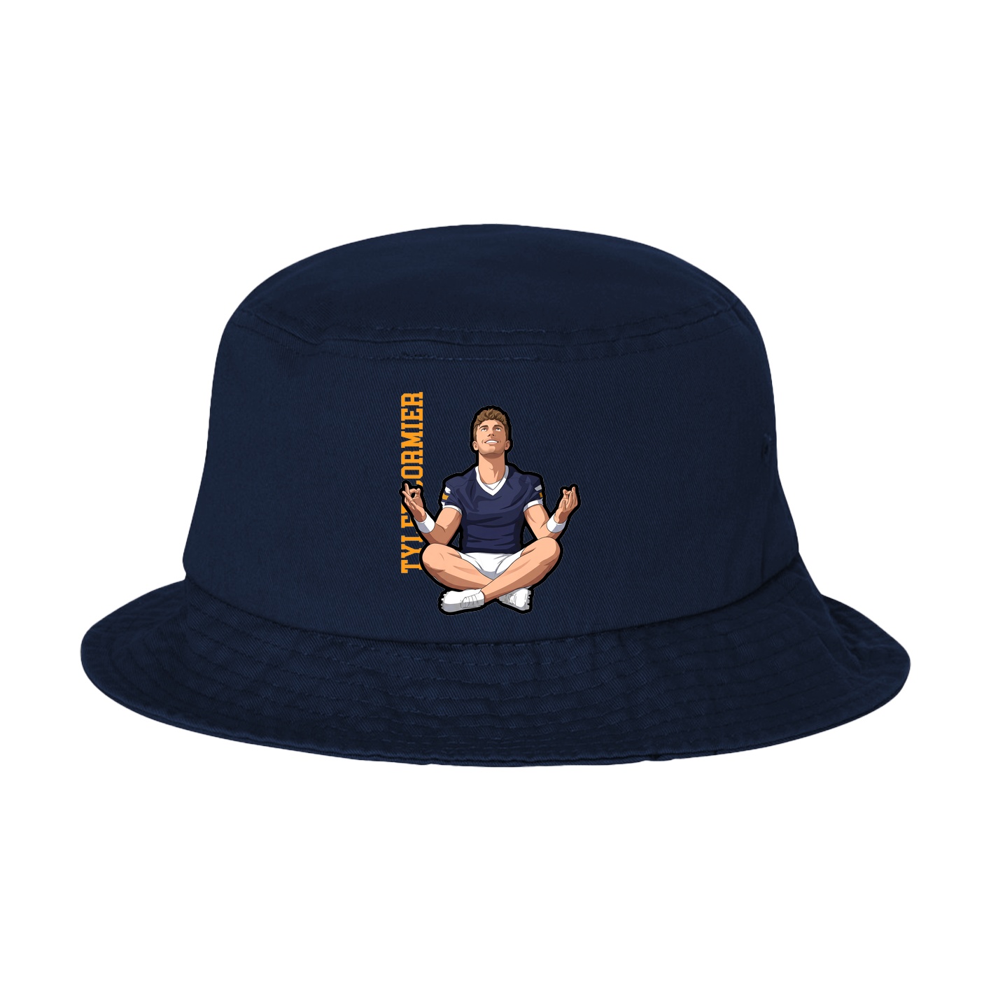 Bucket Cap — Name Vertical in Navy
