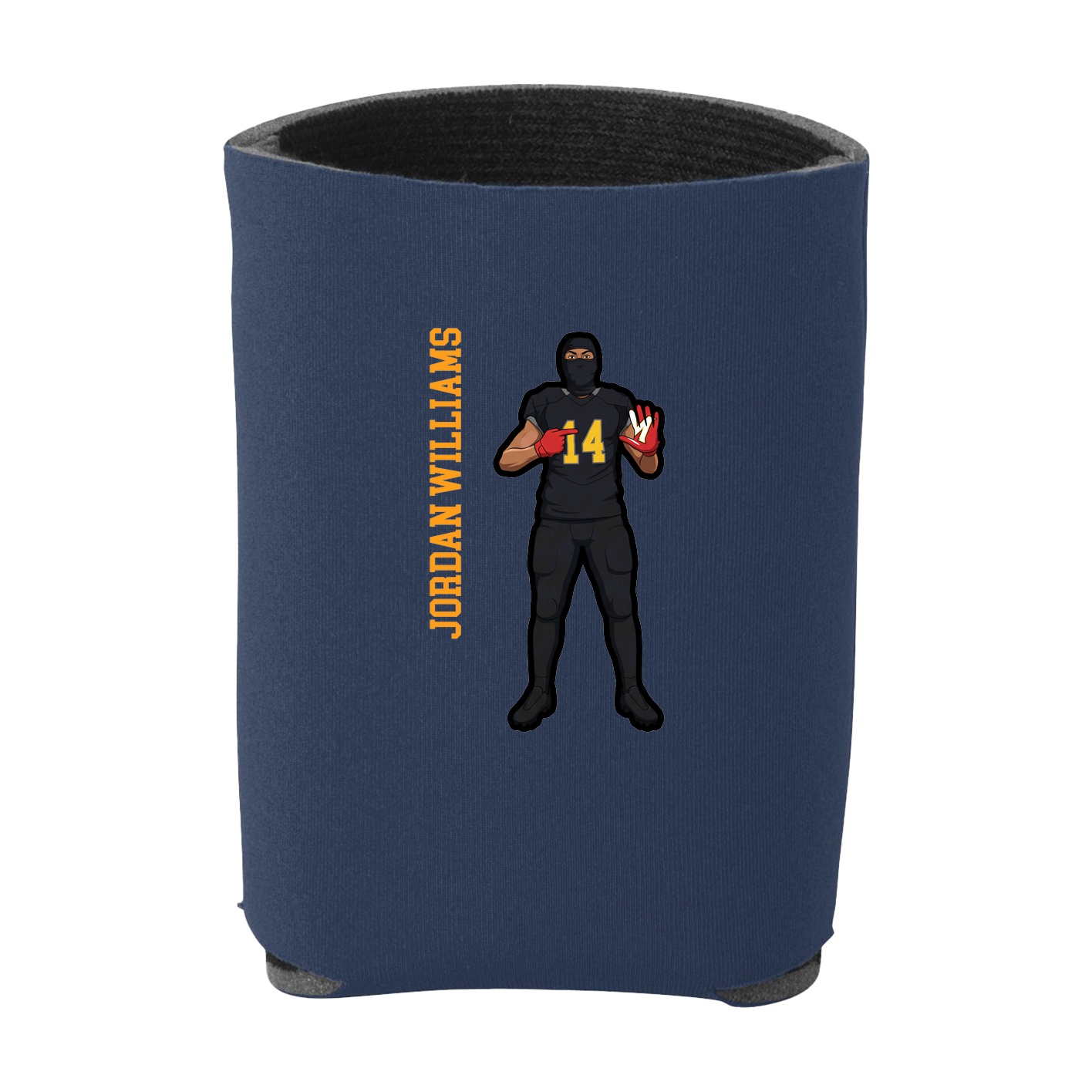 Can Holder — Name Vertical in Navy