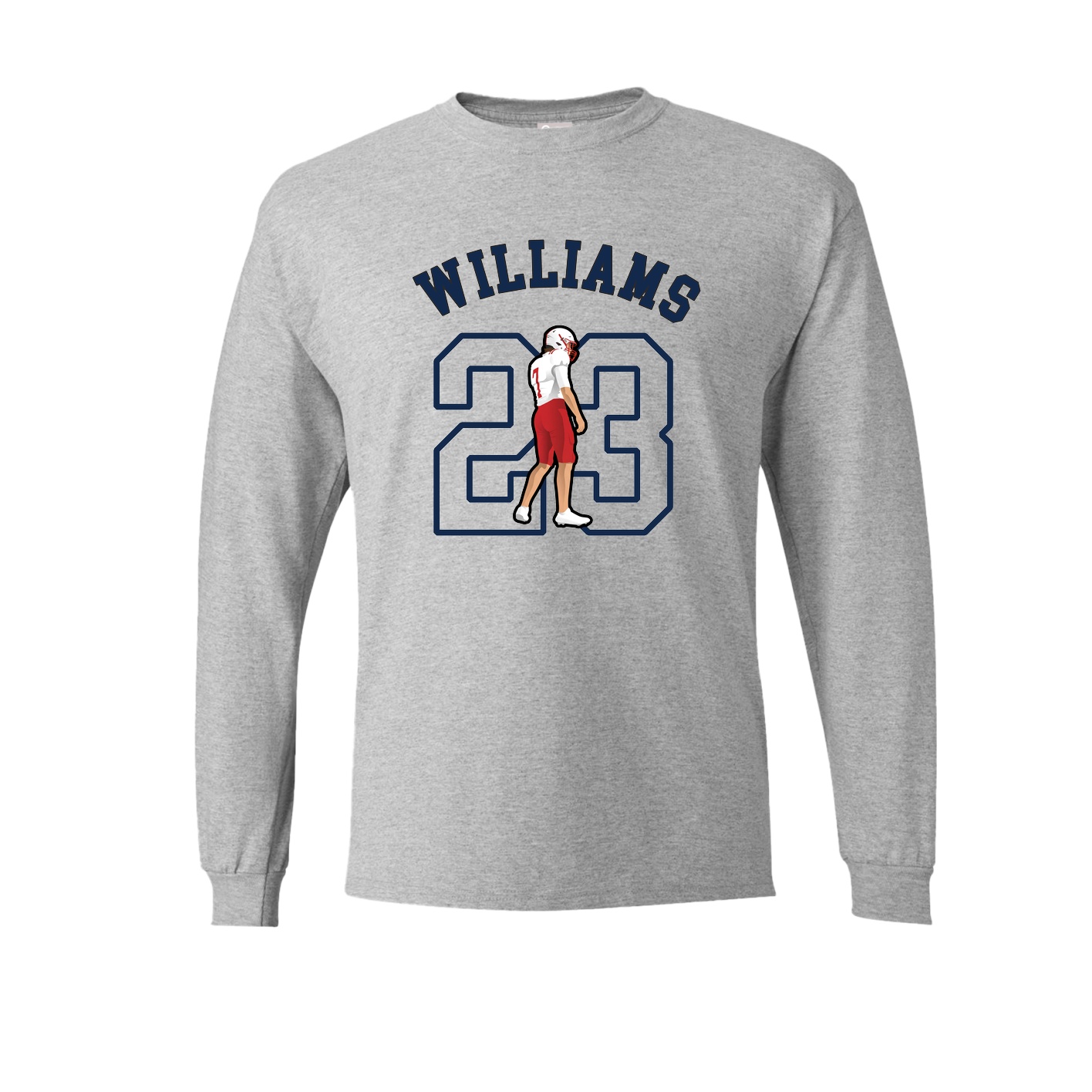 Long Sleeve Tee — Shirsey Arch in Grey