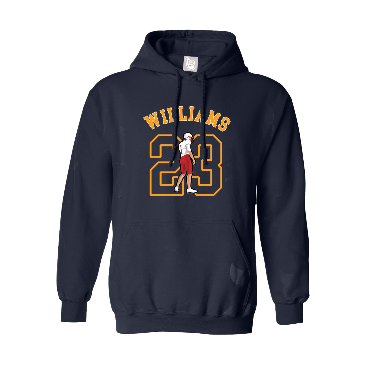 Youth Hoodie — Shirsey Arch in Navy
