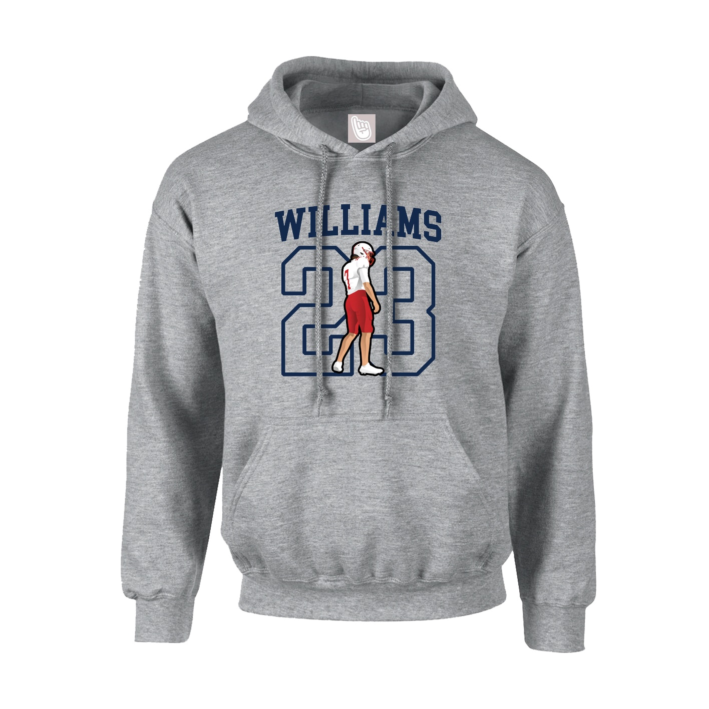 Hoodie — Shirsey in Grey