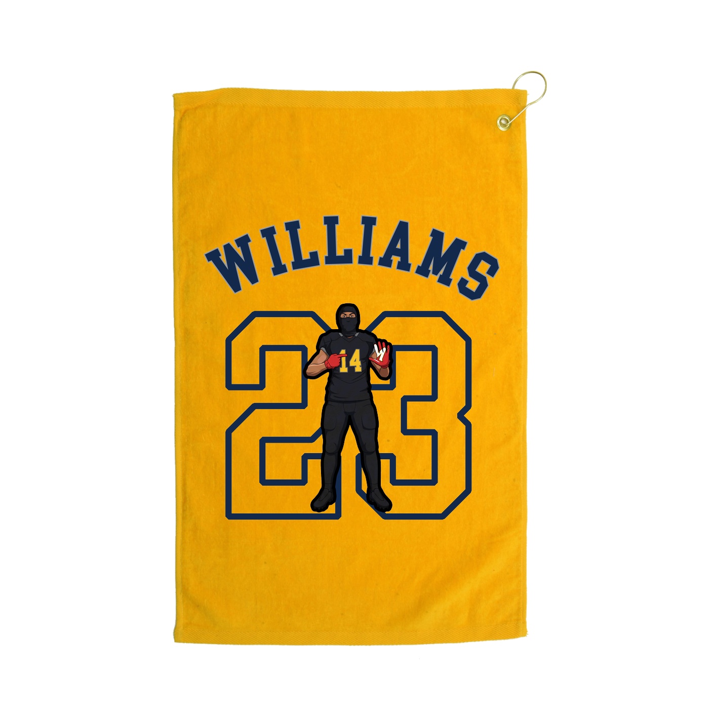 Golf Towel — Shirsey Arch in Gold