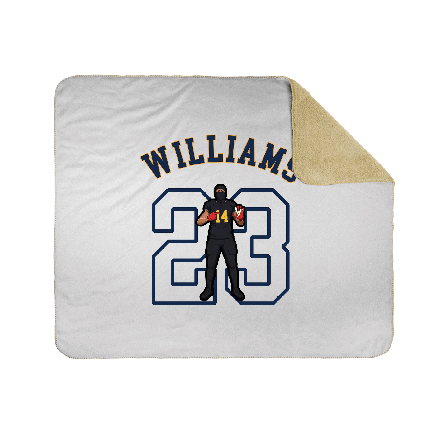 Throw Blanket — Shirsey Arch in White