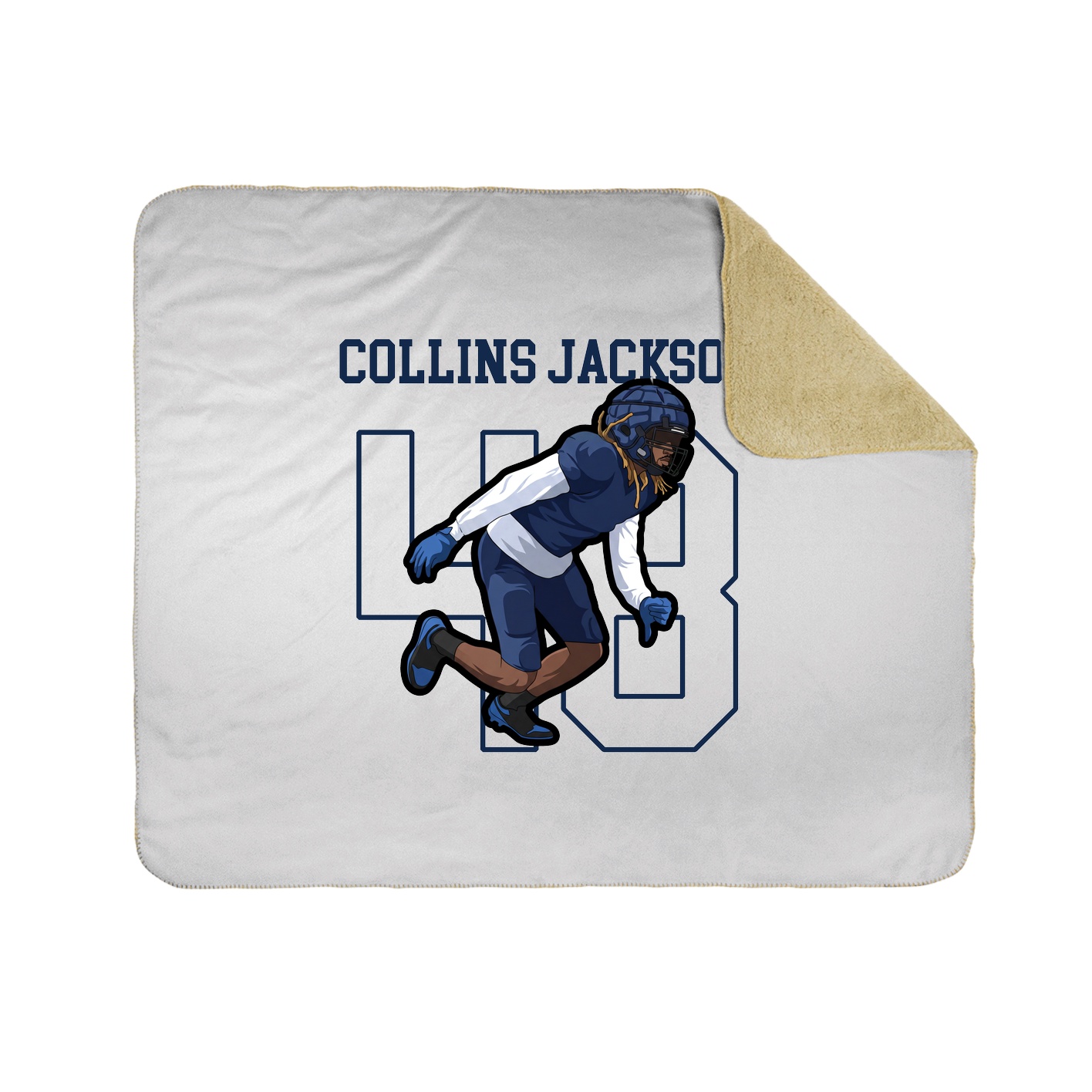 Throw Blanket — Shirsey in White