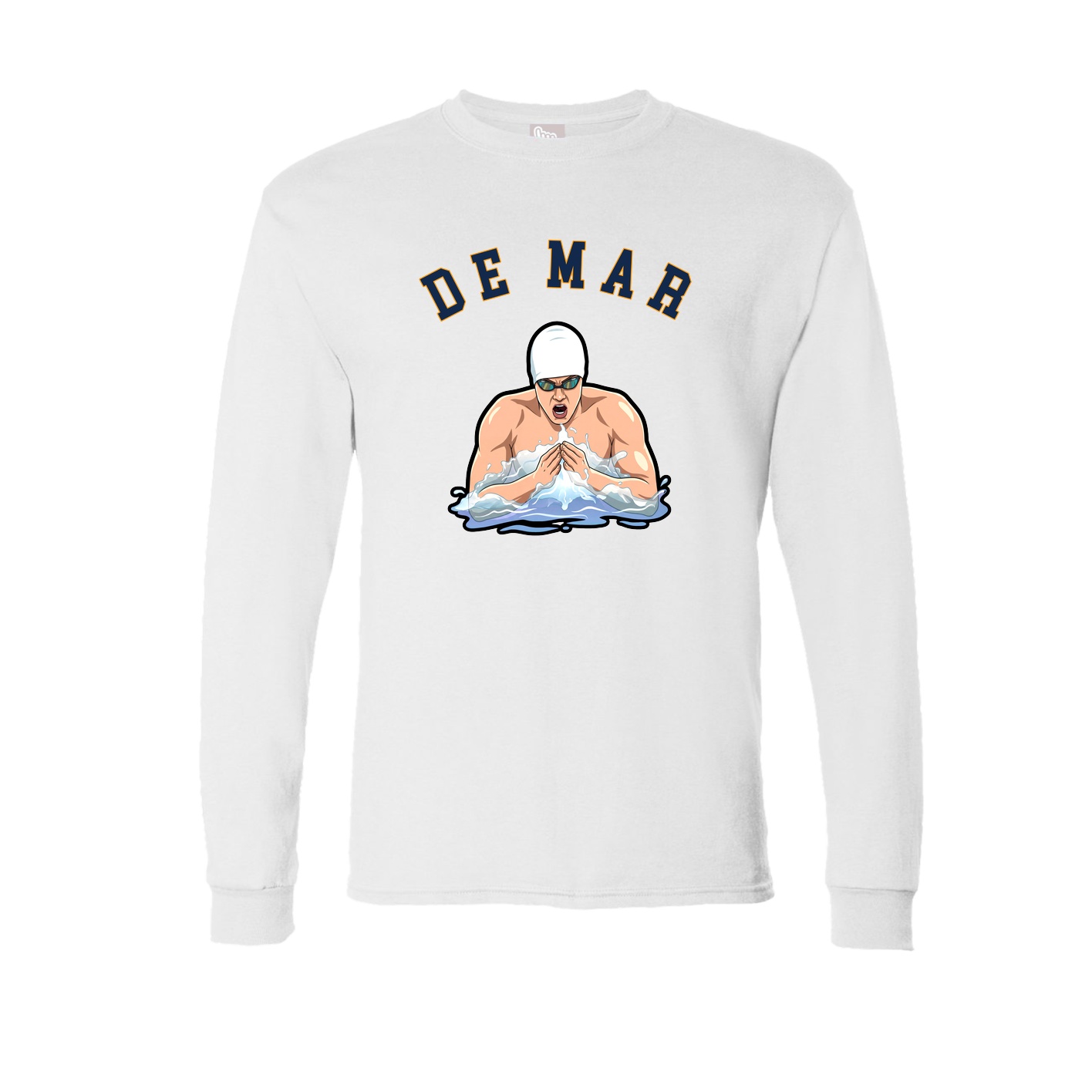 Long Sleeve Tee — Shirsey Arch in White