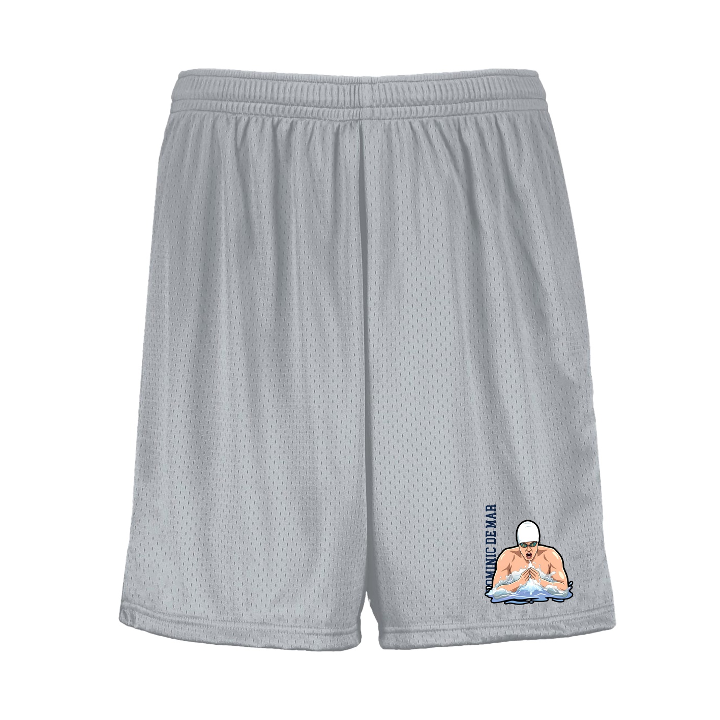 Shorts — Name Vertical in Silver