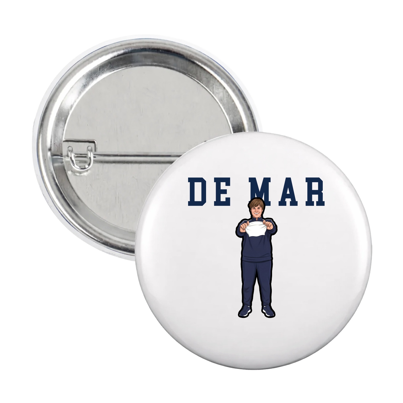 Game Day Button — Shirsey in White
