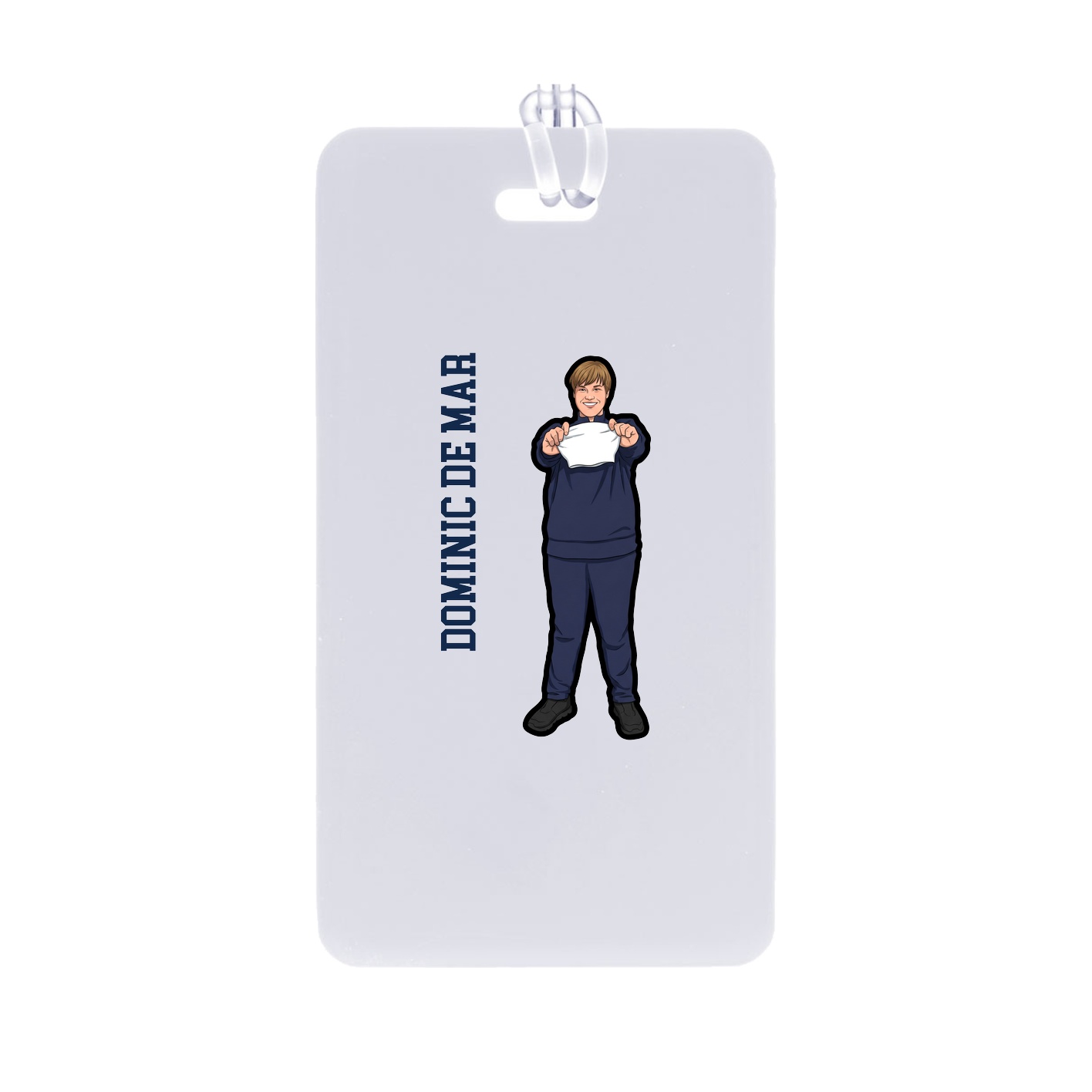 Bag Tag — Name Vertical in Classic