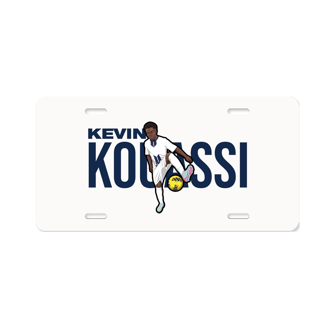 License Plate — Player Name in Classic