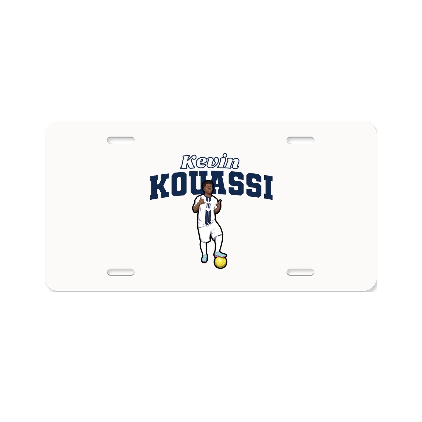 License Plate — Name Arch in Classic