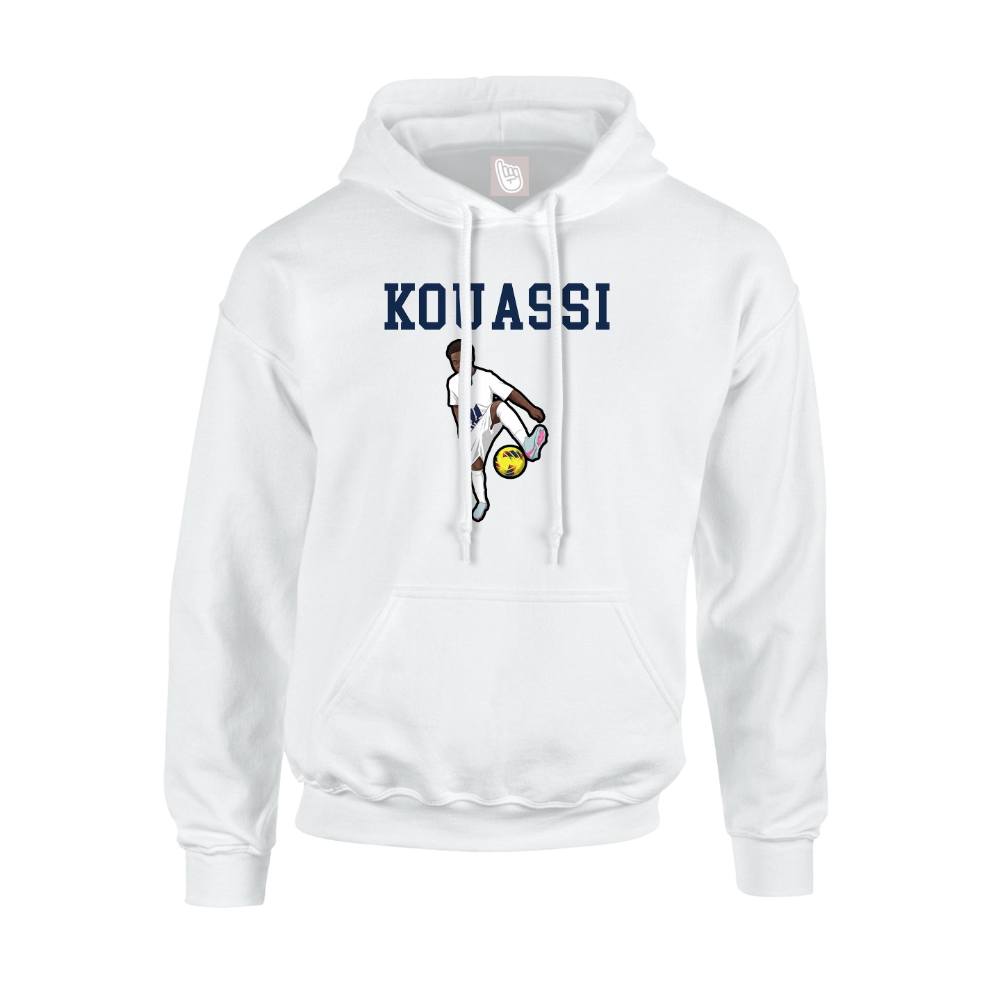 Hoodie — Shirsey in White