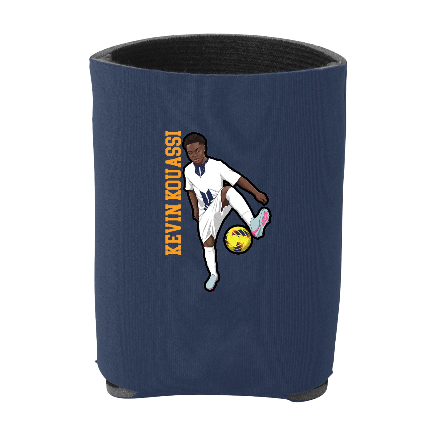 Can Holder — Name Vertical in Navy