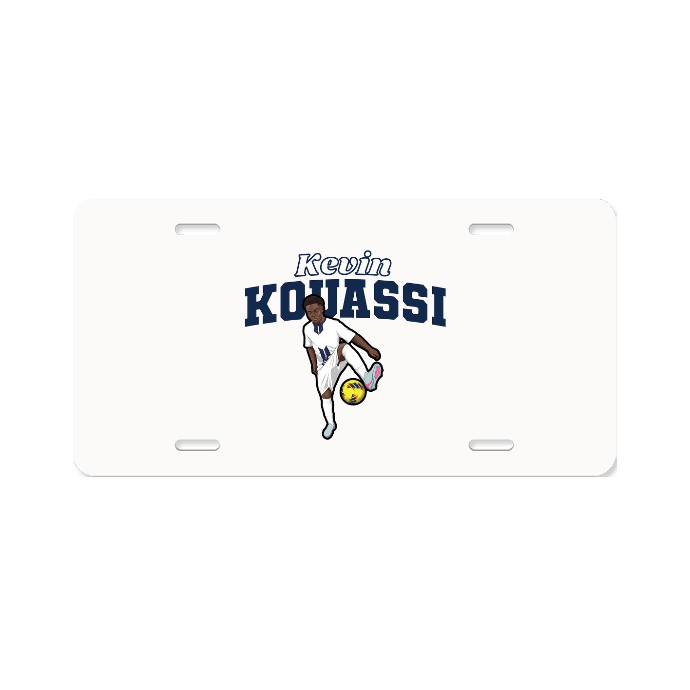 License Plate — Name Arch in Classic