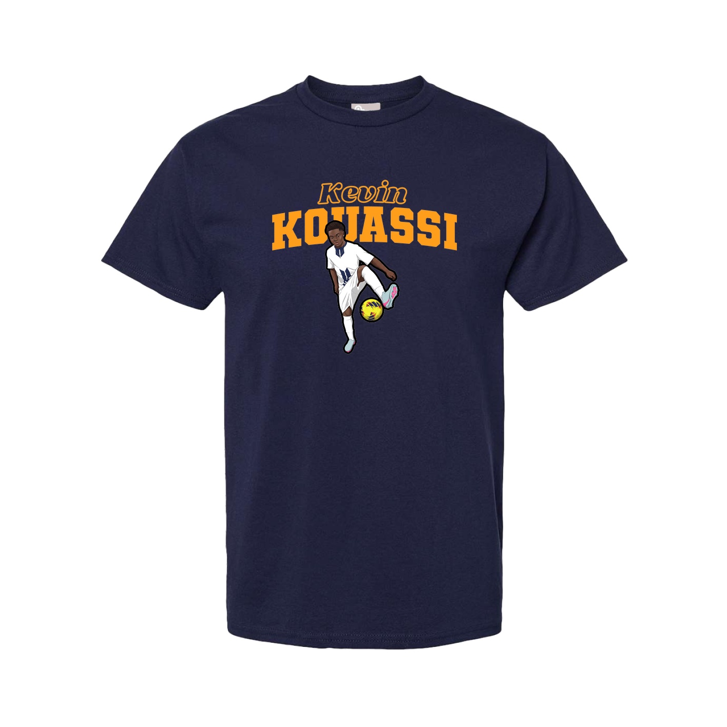 Youth Tee — Name Arch in Navy