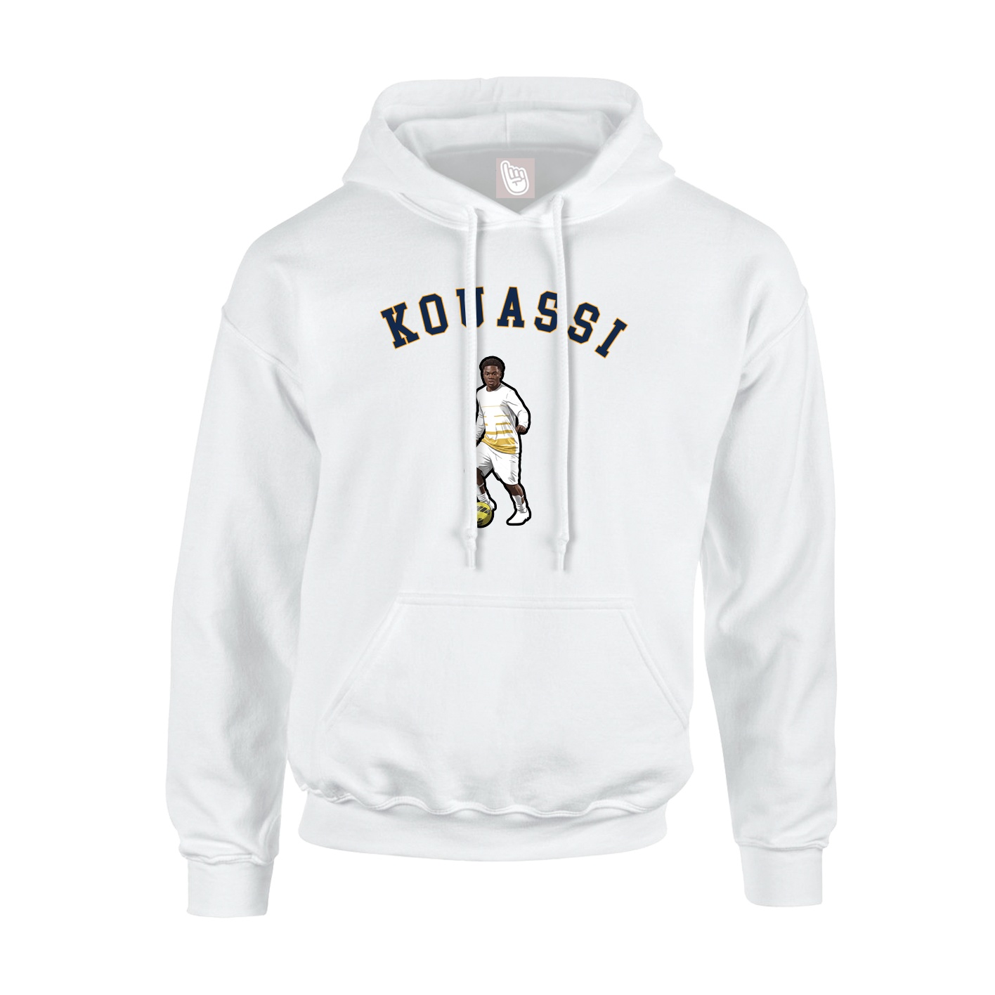 Youth Hoodie — Shirsey Arch in White