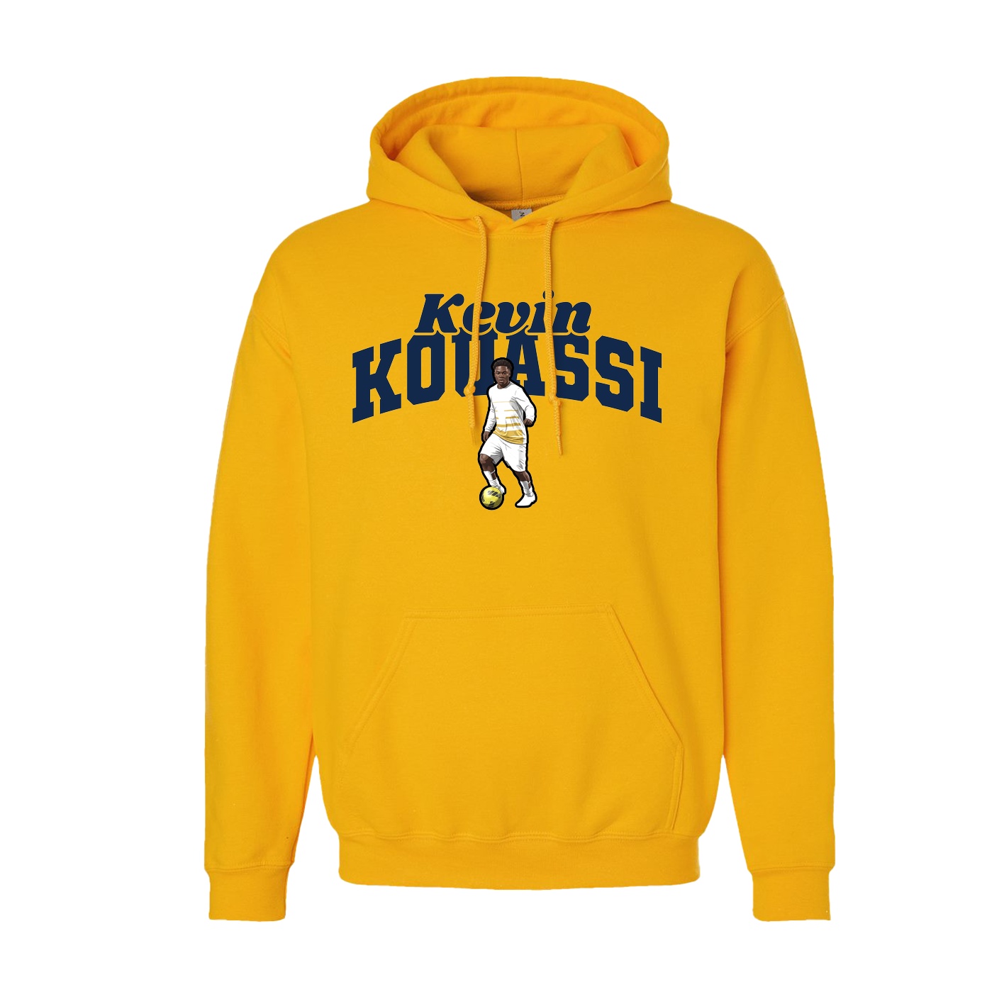 Youth Hoodie — Signature Arch in Gold