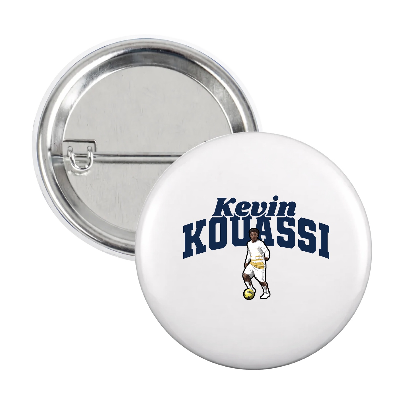 Game Day Button — Signature Arch in White