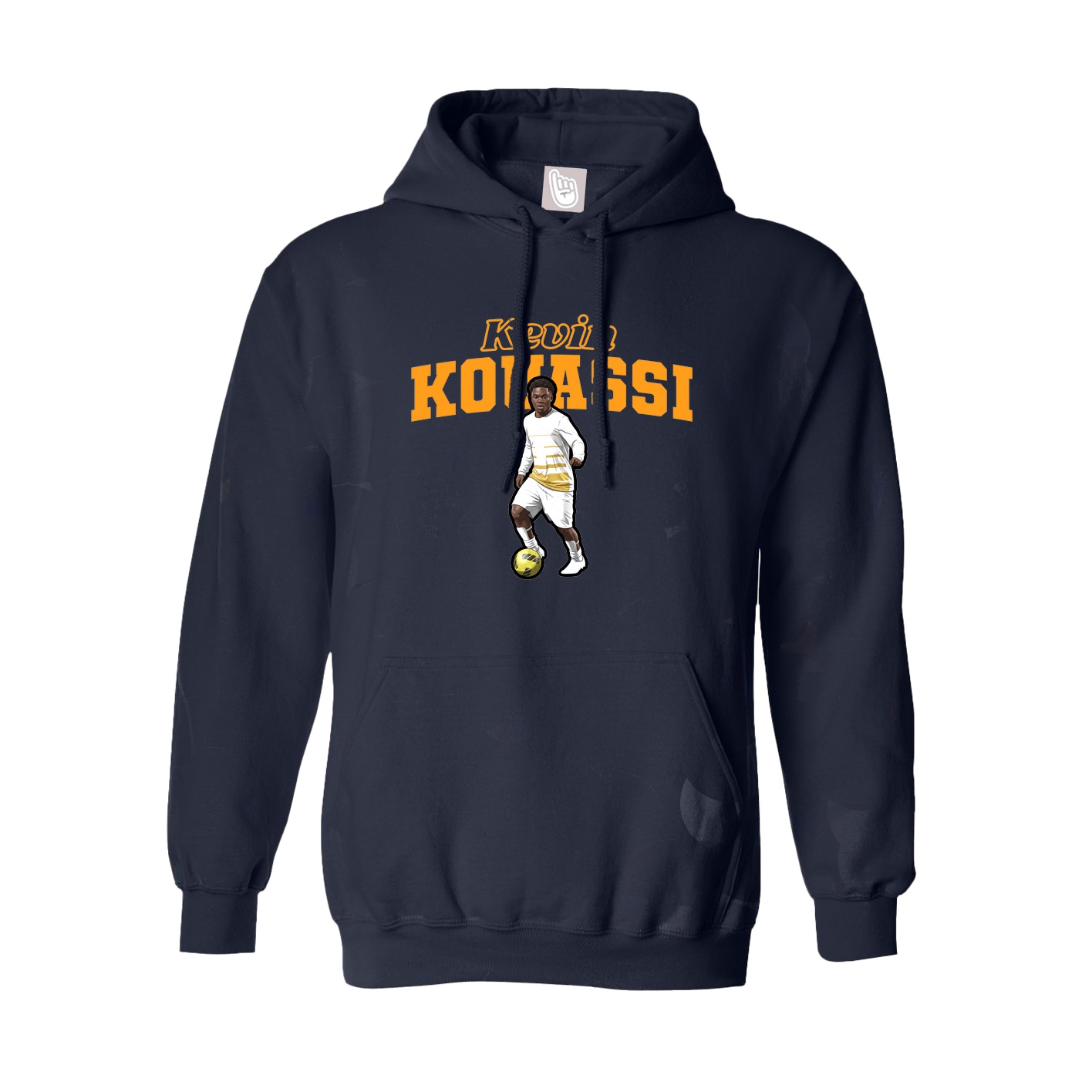 Hoodie — Name Arch in Navy