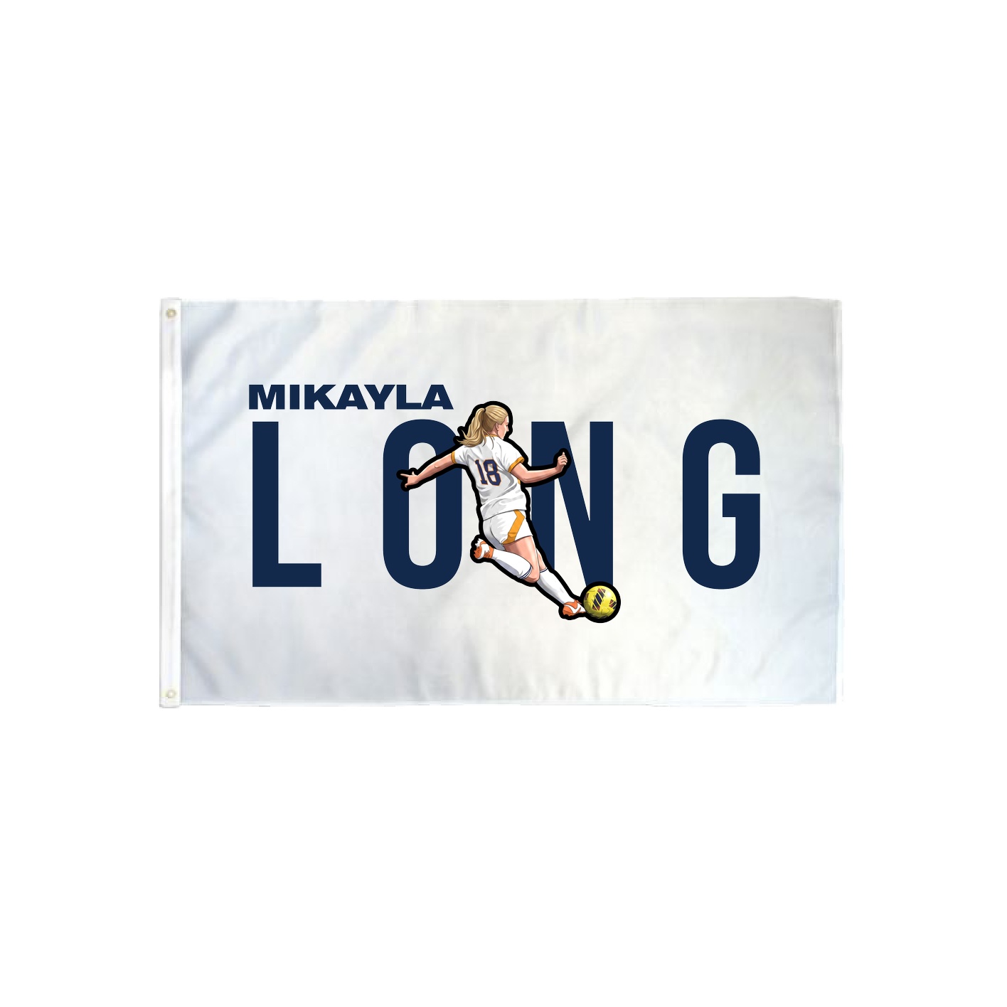 3x5 Flag — Player Name in Classic