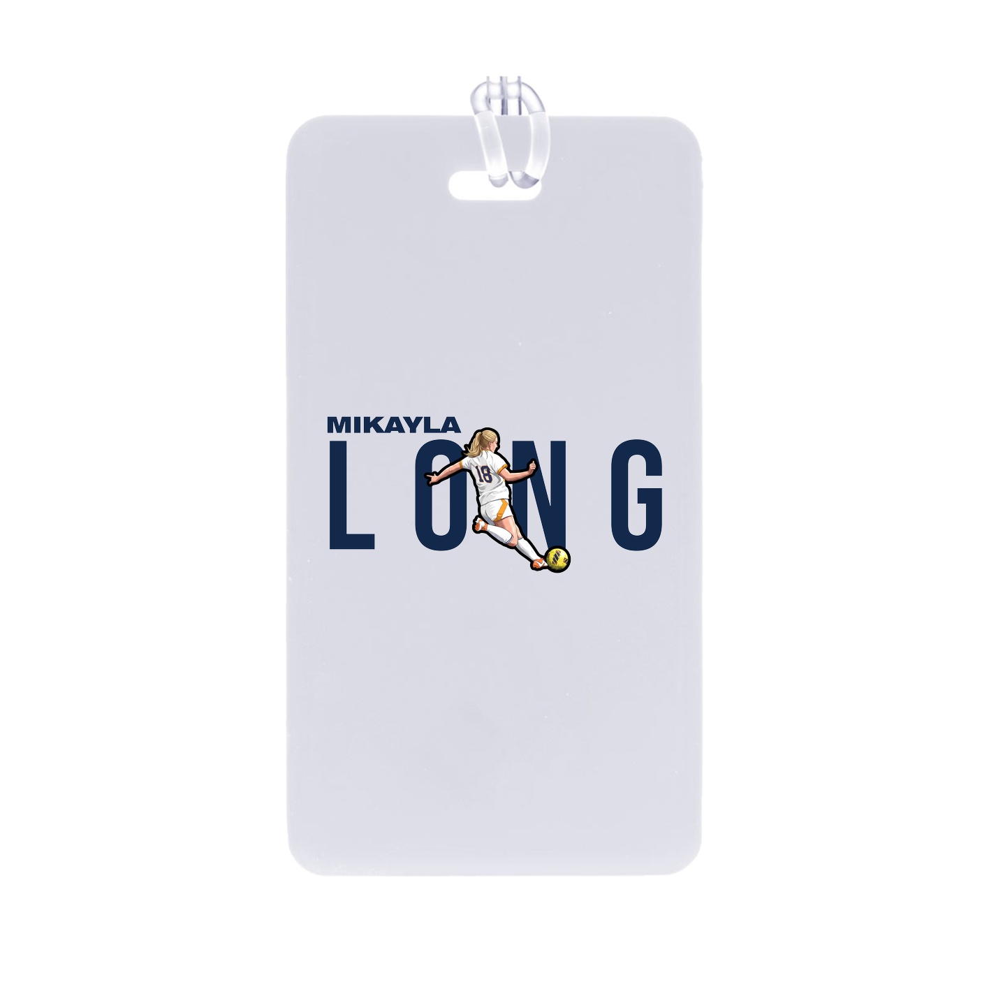 Bag Tag — Player Name in Classic
