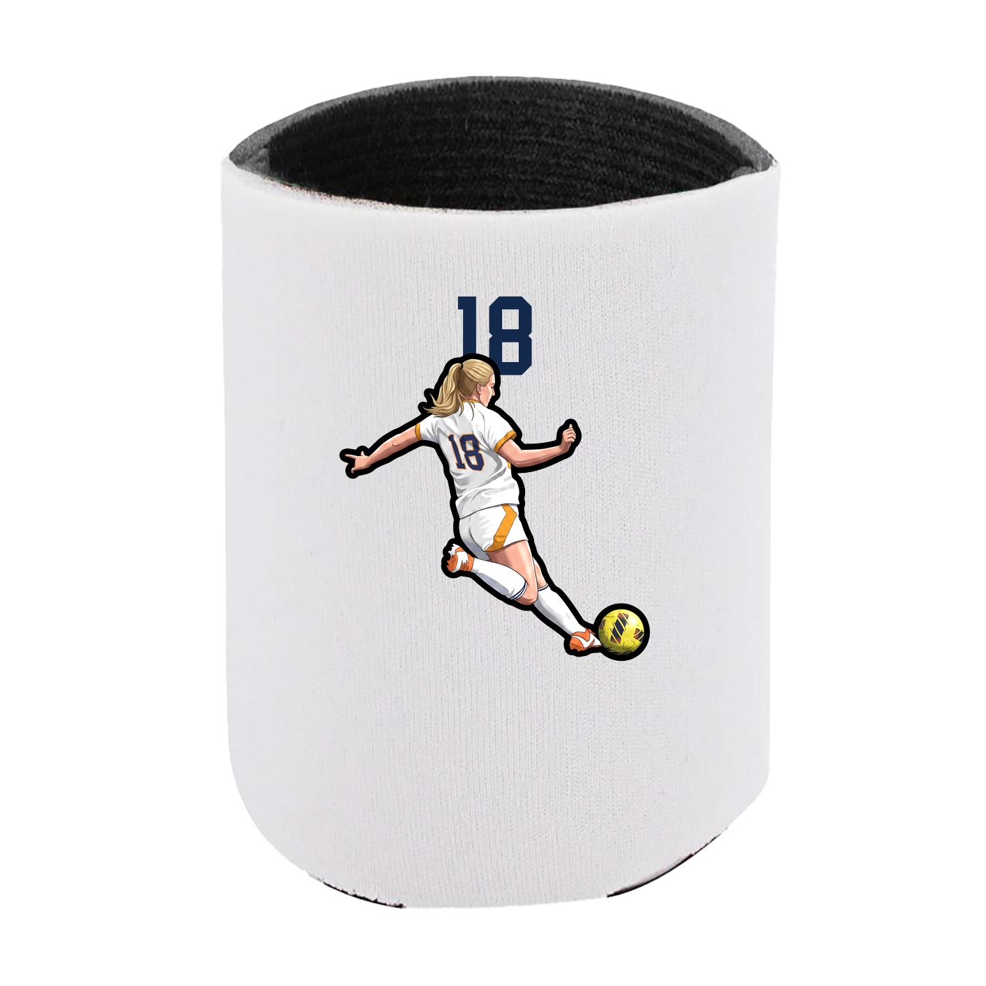 Can Holder — Number Top in White