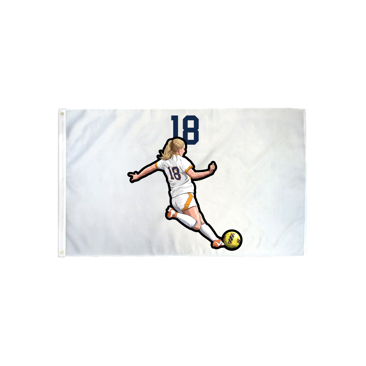 3x5 Flag — Number Top in Classic