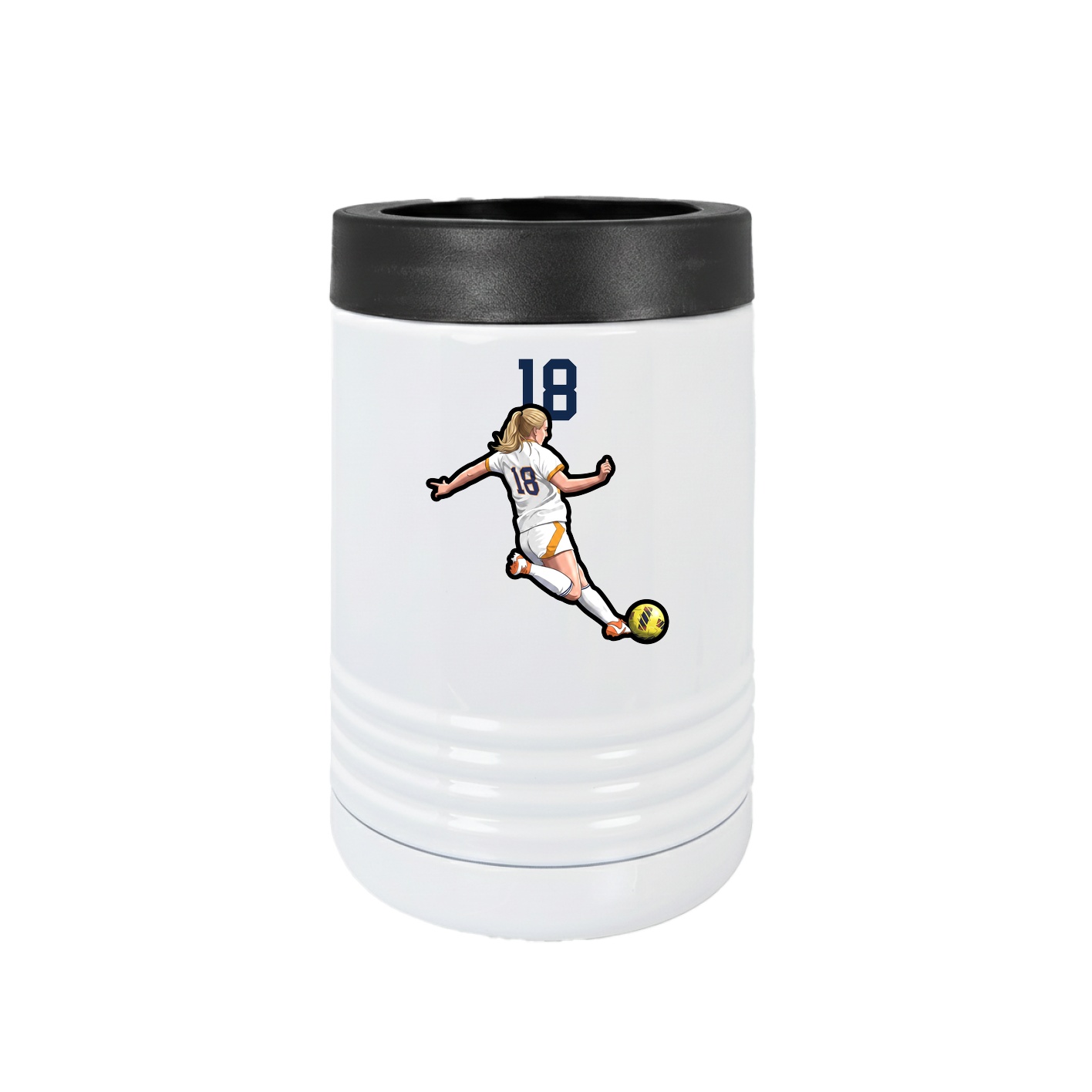 Beverage Holder — Number Top in White
