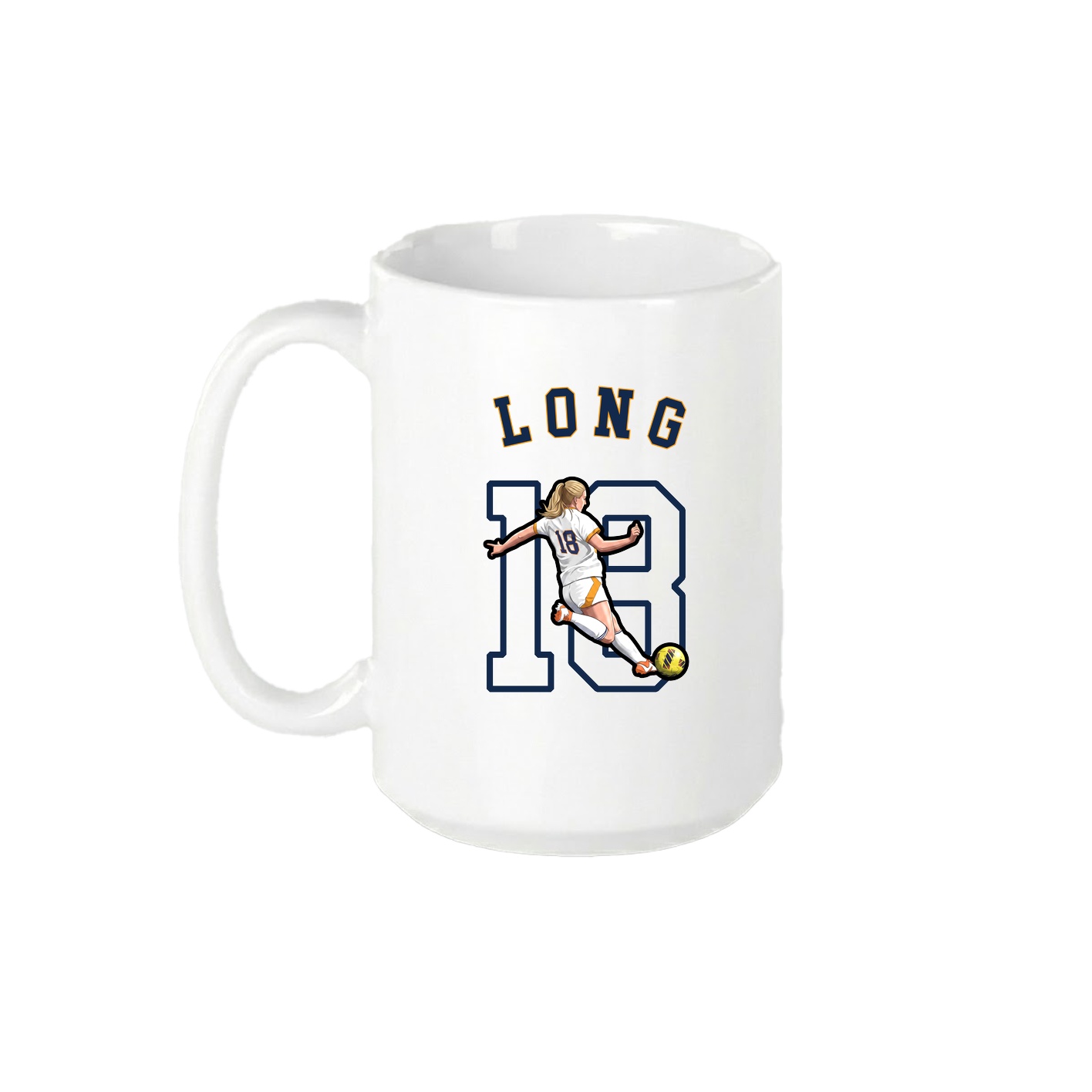 15oz Coffee Mug — Shirsey Arch in White