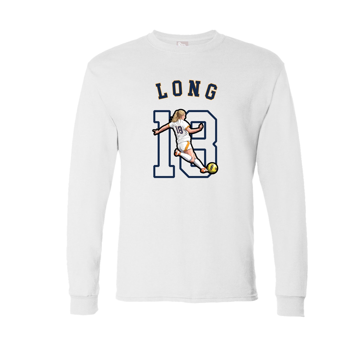 Long Sleeve Tee — Shirsey Arch in White