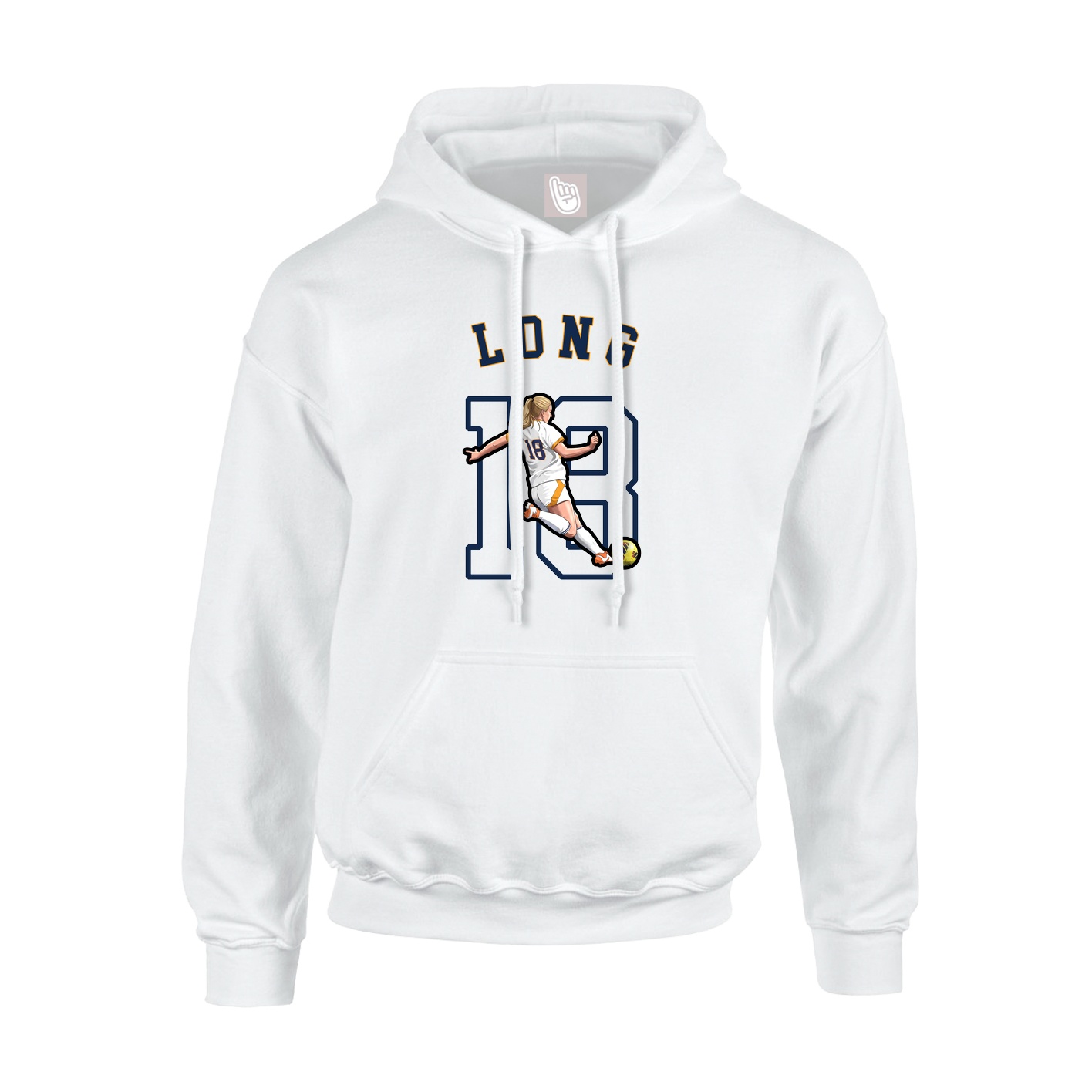 Hoodie — Shirsey Arch in White