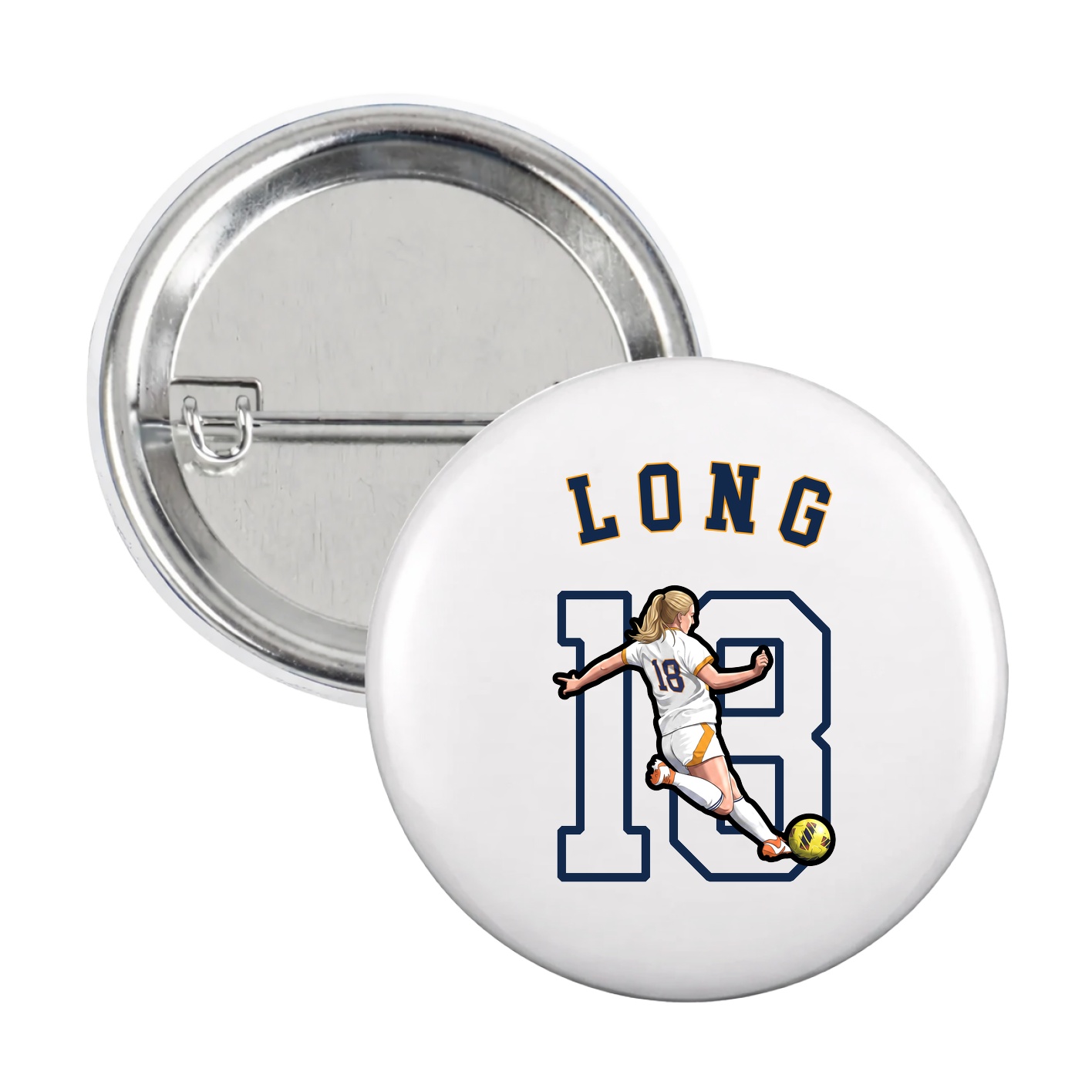 Game Day Button — Shirsey Arch in White