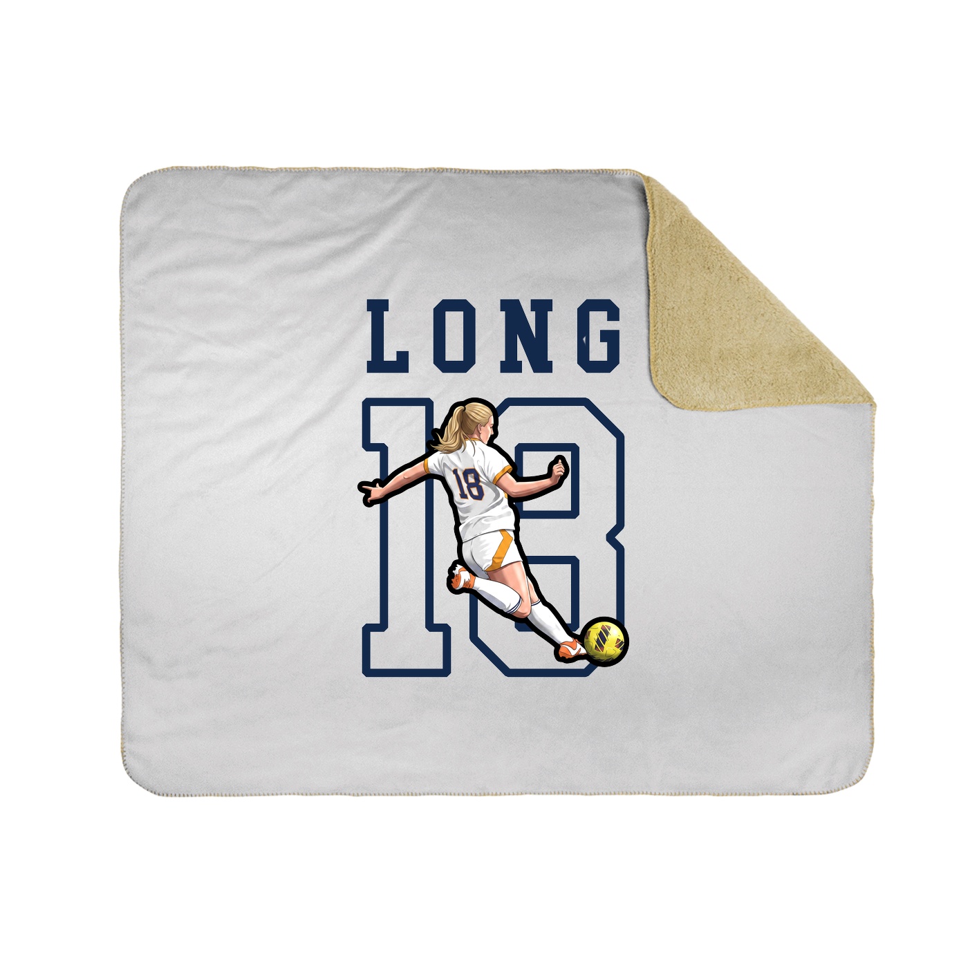 Throw Blanket — Shirsey in White