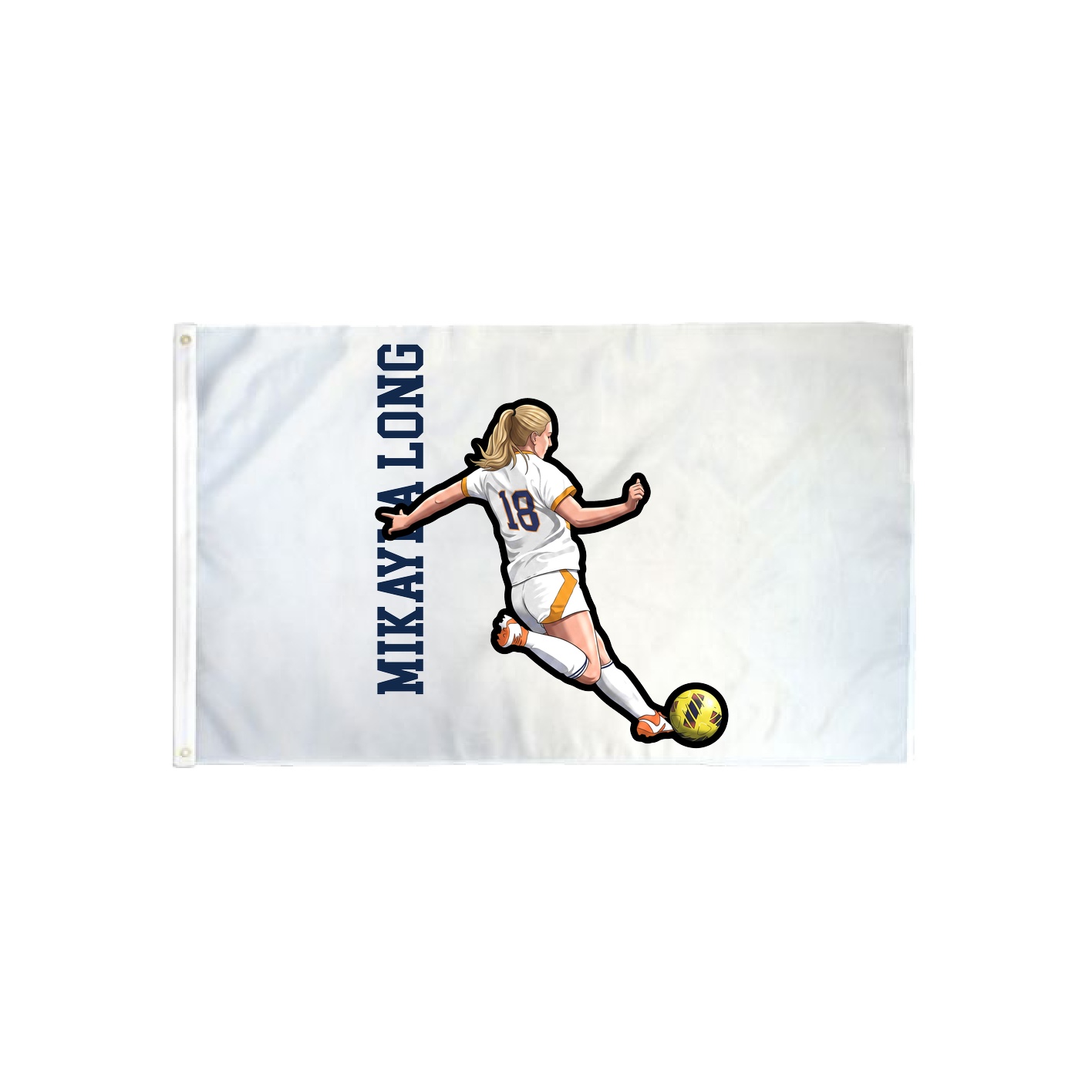 3x5 Flag — Name Vertical in Classic