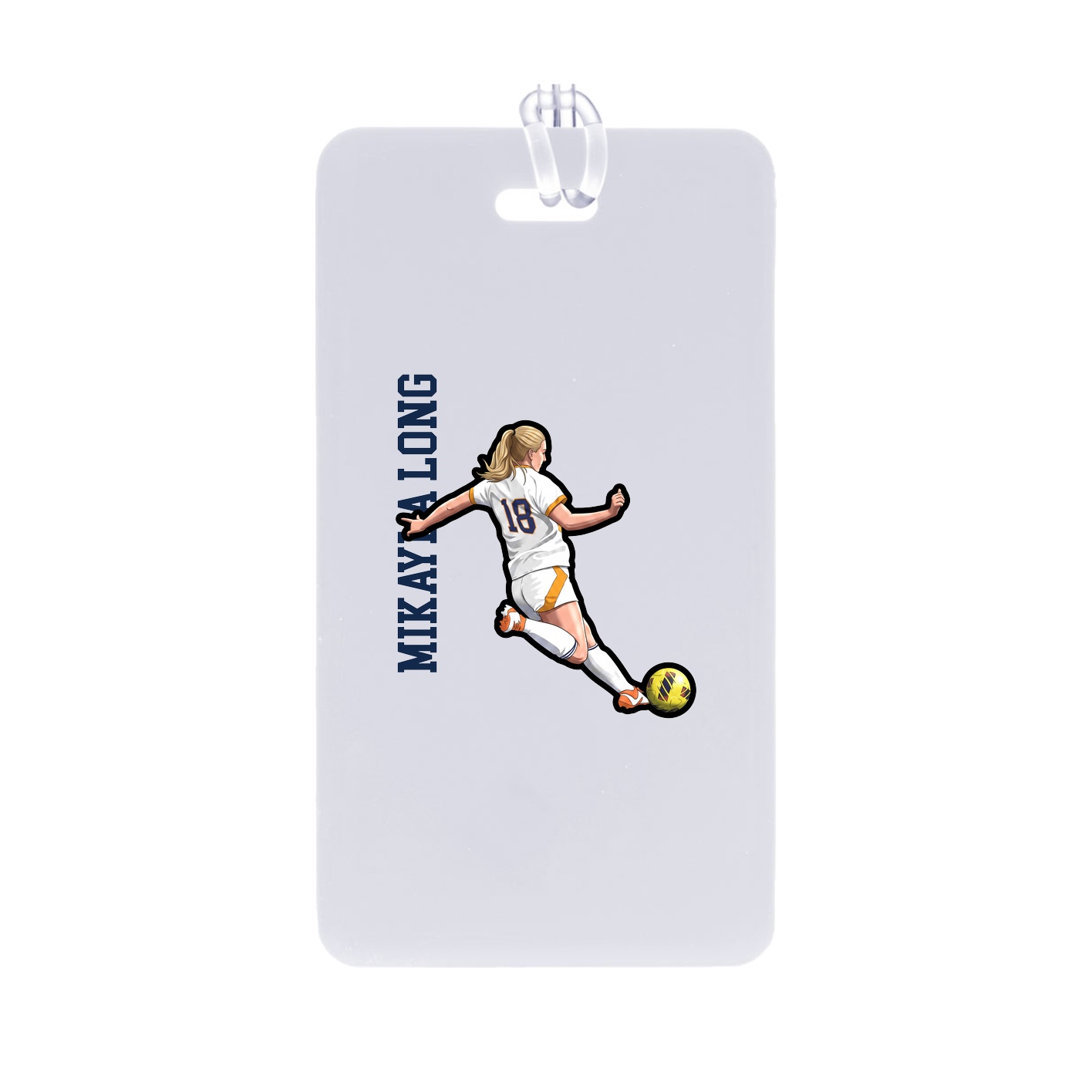 Bag Tag — Name Vertical in Classic