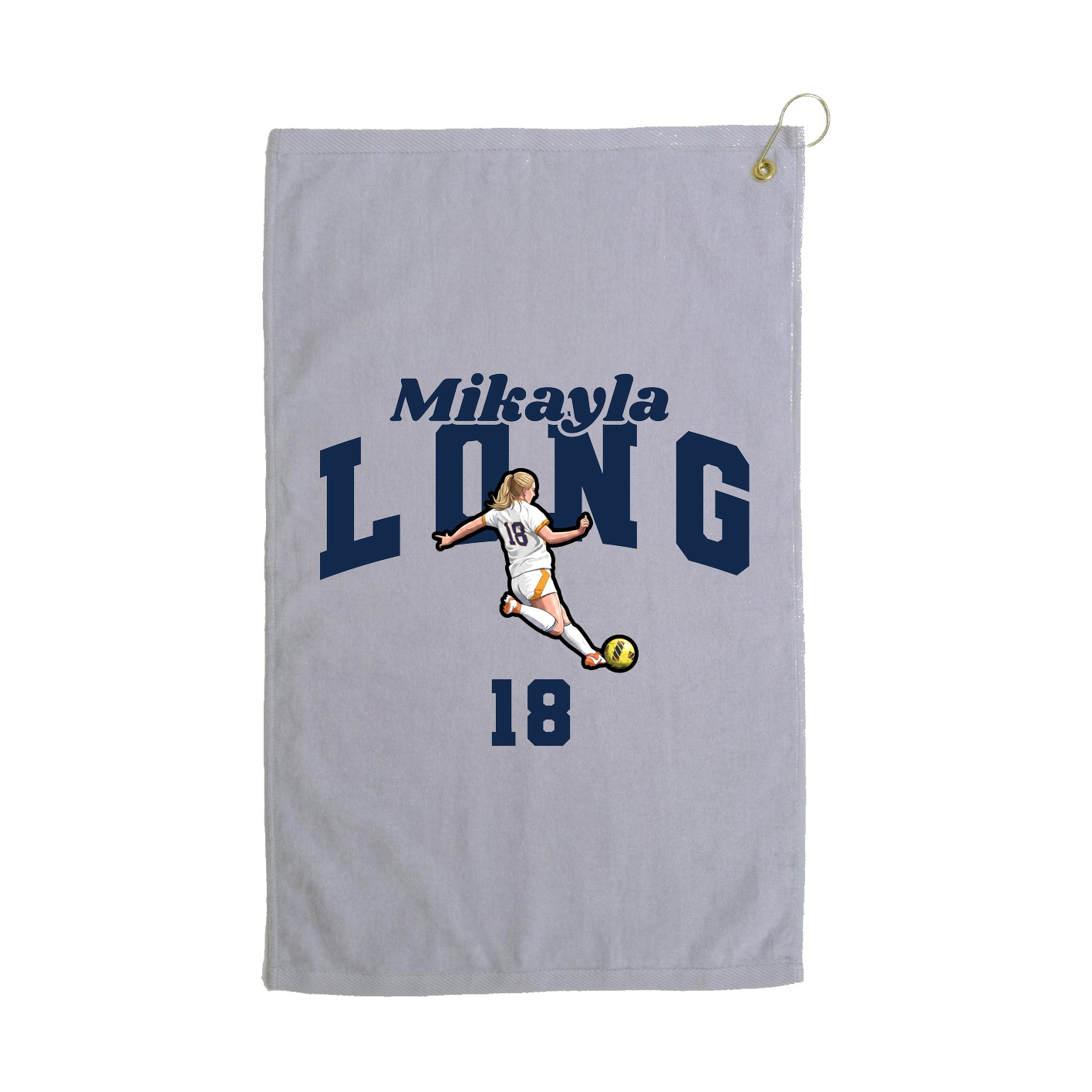 Golf Towel — Signature Arch in Grey
