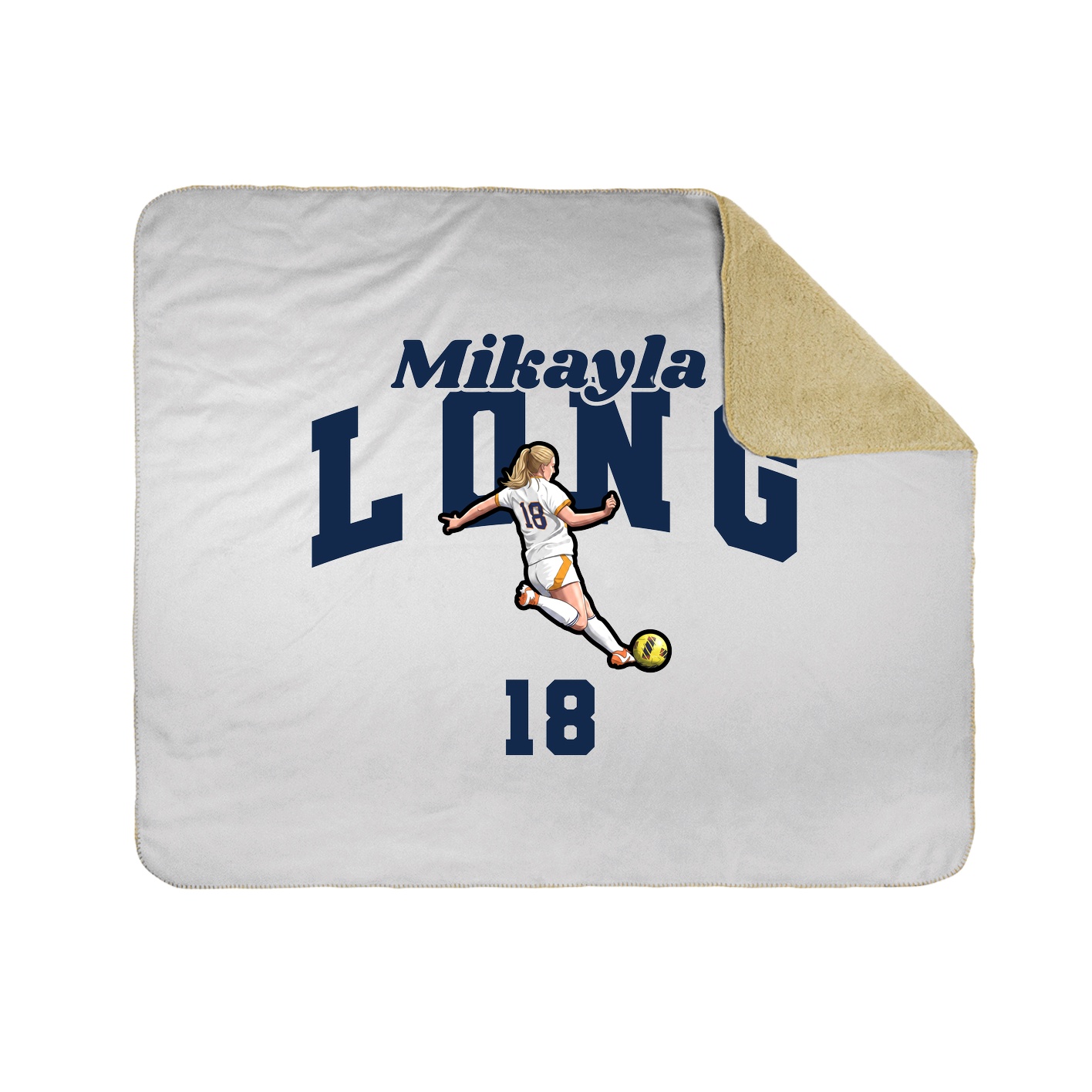 Throw Blanket — Signature Arch in White