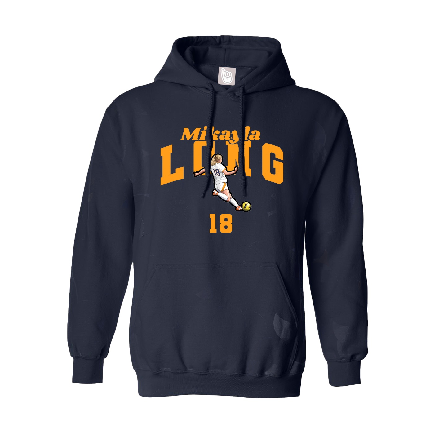 Hoodie — Signature Arch in Navy