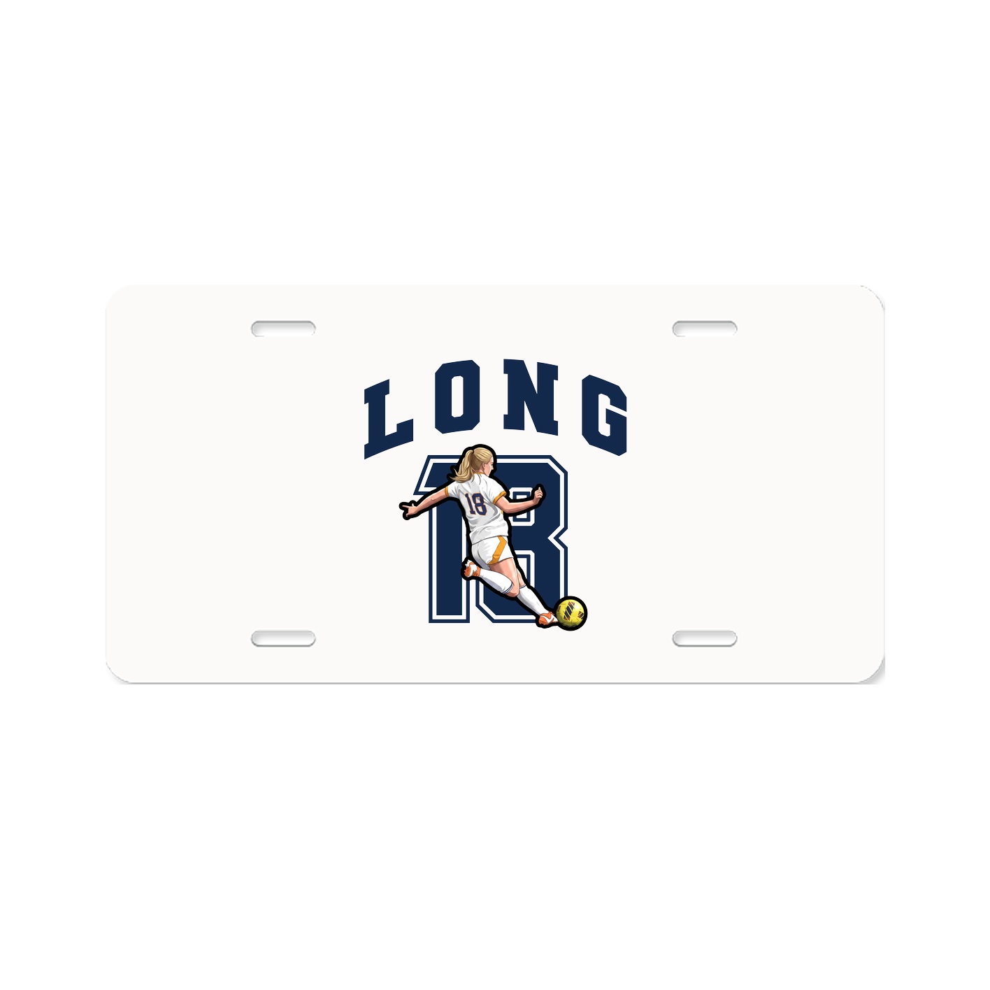 License Plate — Number in Classic
