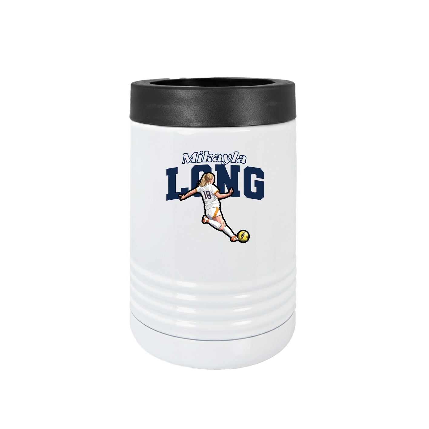 Beverage Holder — Name Arch in White