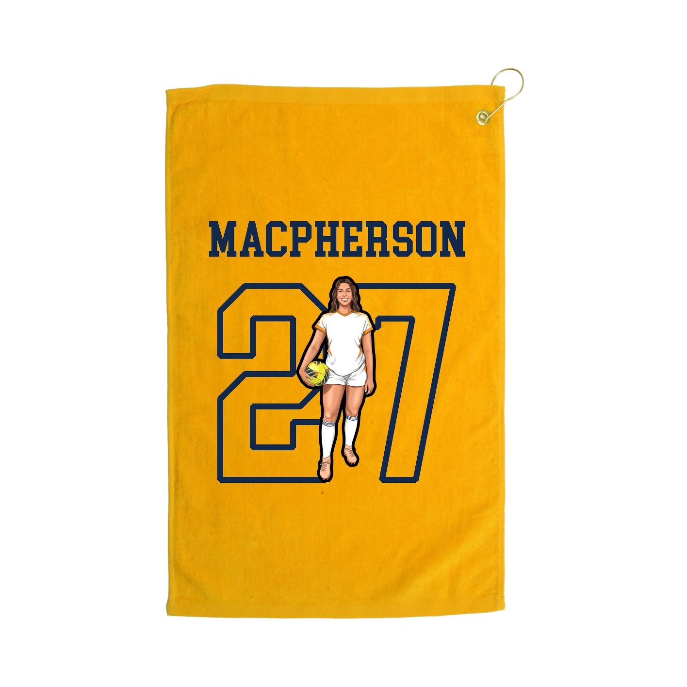 Golf Towel — Shirsey in Gold