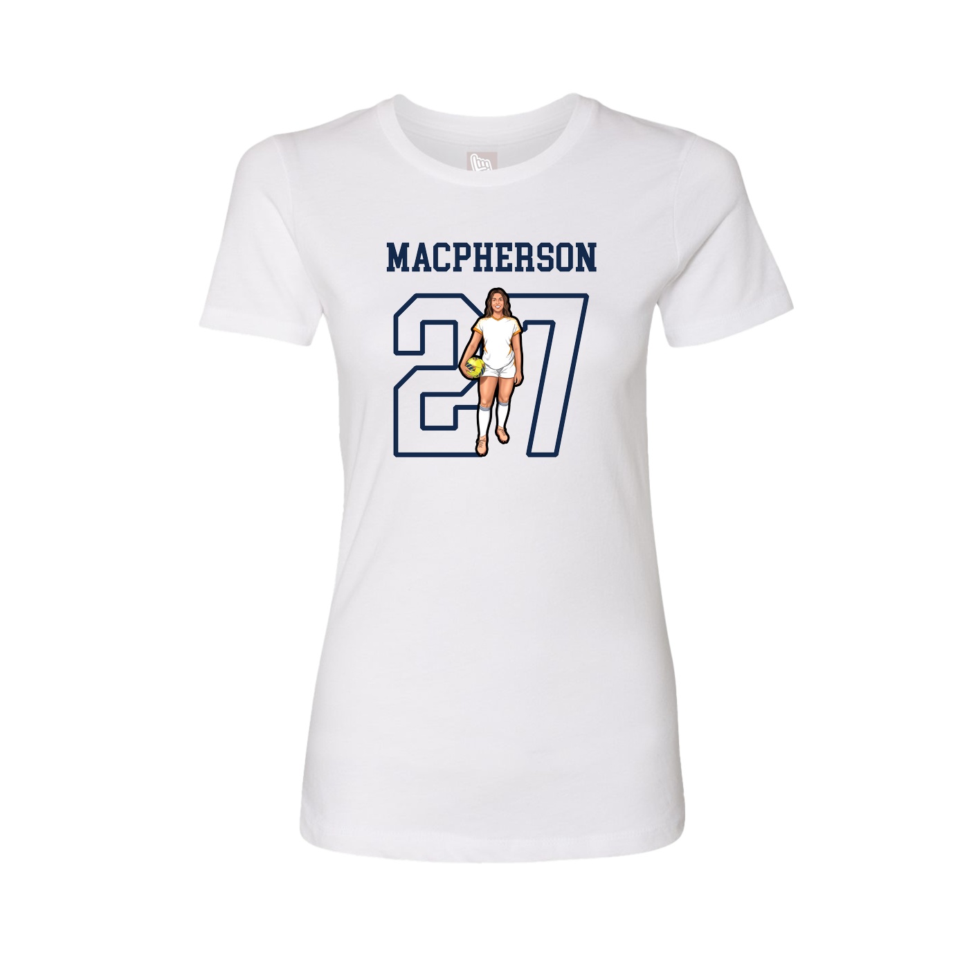 Fitted Women's Tee — Shirsey in White