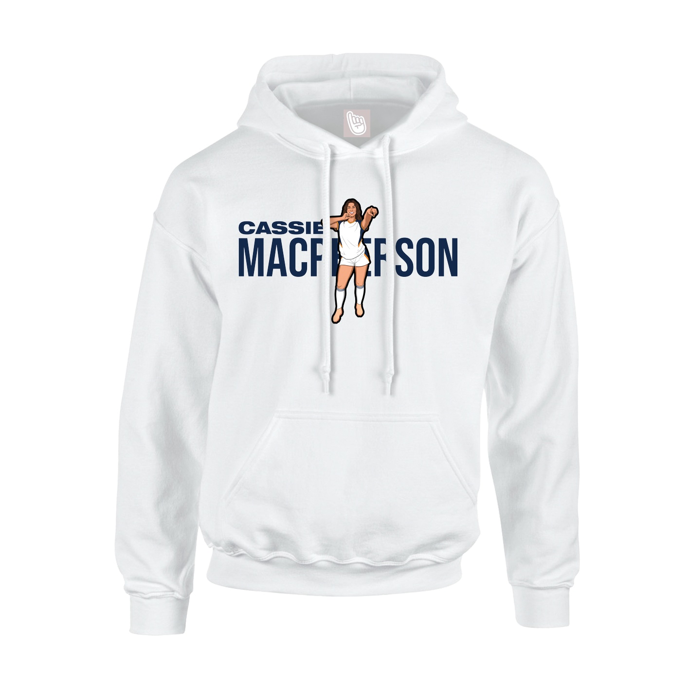 Hoodie — Player Name in White