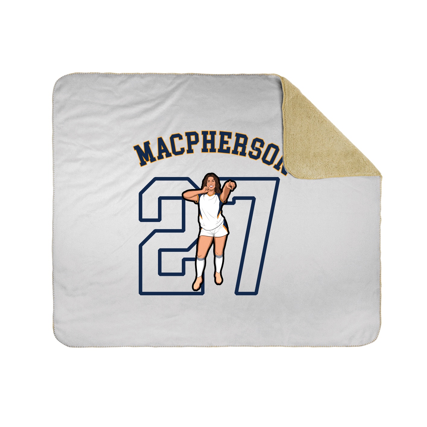 Throw Blanket — Shirsey Arch in White